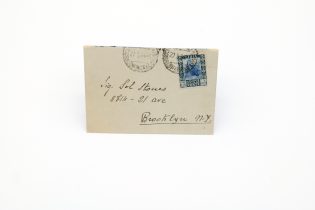 1934 Libya Airmail Envelope to Sol Stone Brooklyn NY 1.25 Lire Stamp