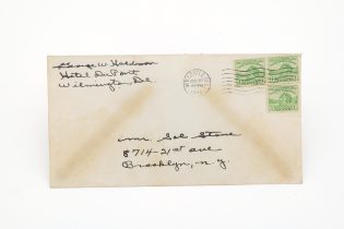 1934 George W. Headman Letter Envelope to Sol Stone Aviation Interest