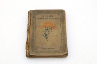 Vintage 1913 Elson Primary School Reader Book Four by William H. Elson