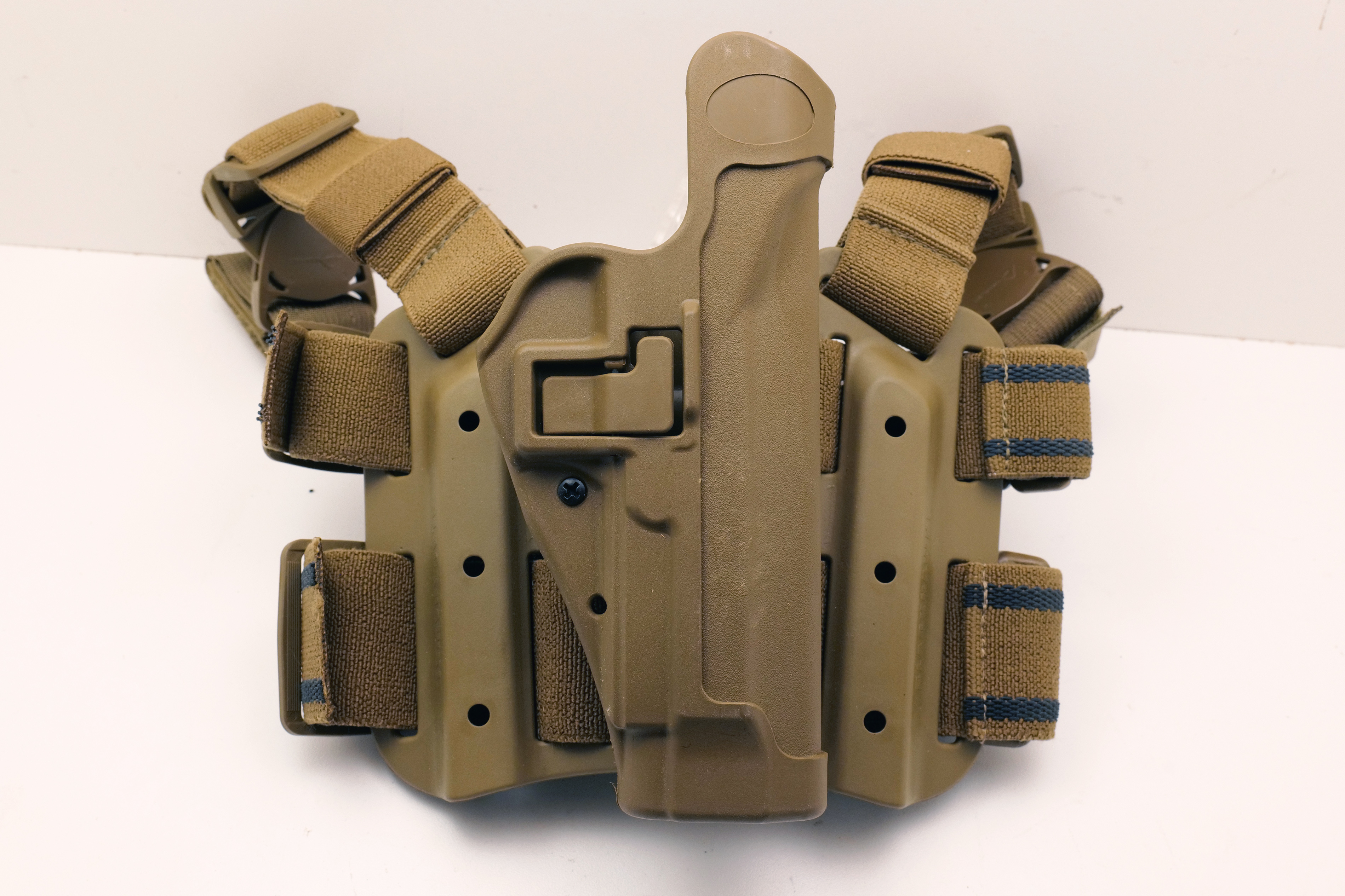 Blackhawk SERPA Tactical Drop Leg Holster 430504CT-R Beretta 92/96/M9/M9A1 Coyote Brown RH – Excellent condition