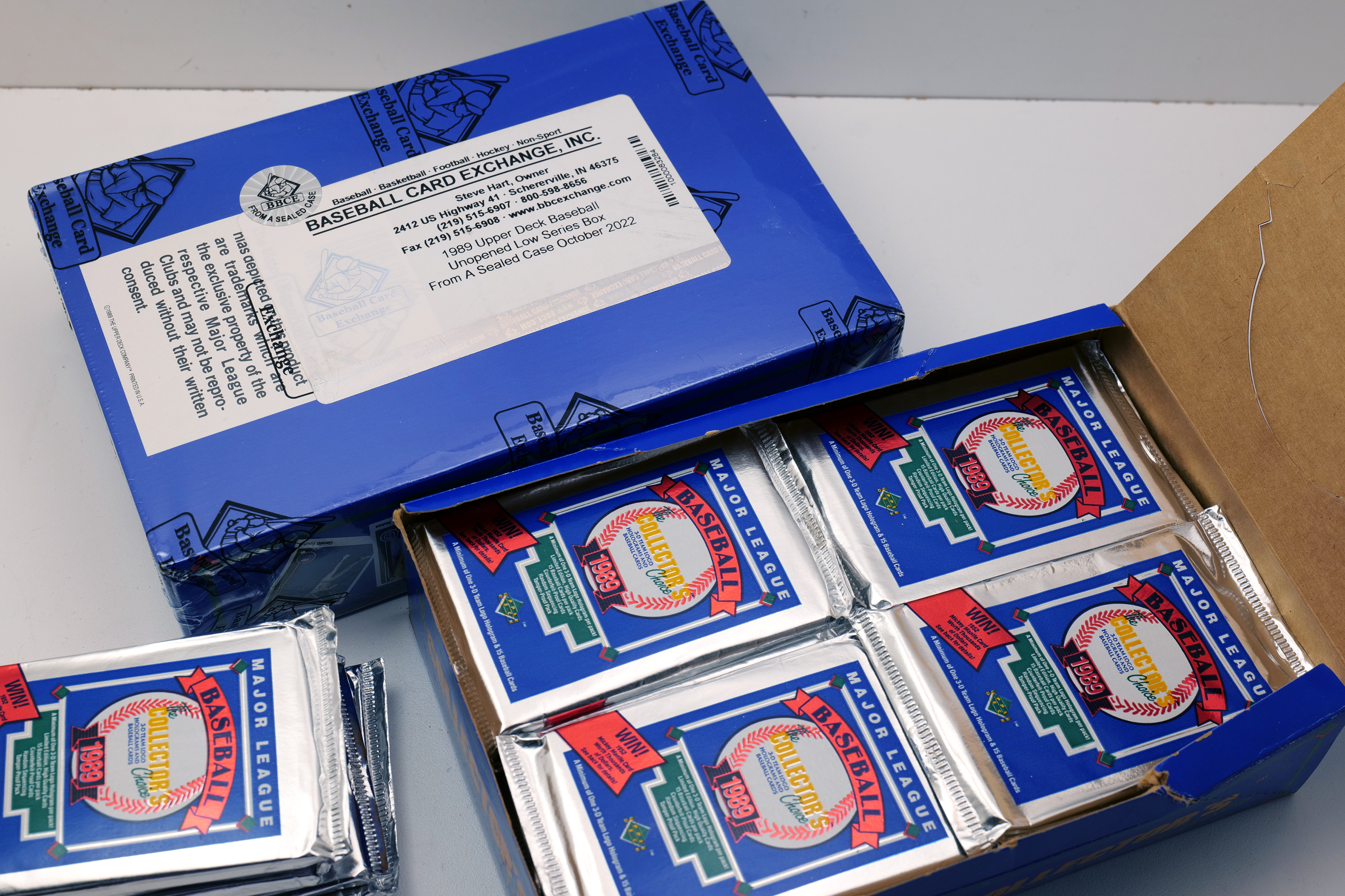1989 Upper Deck Baseball Low Series 4 Sealed Packs Ken Griffey Jr RC Possible