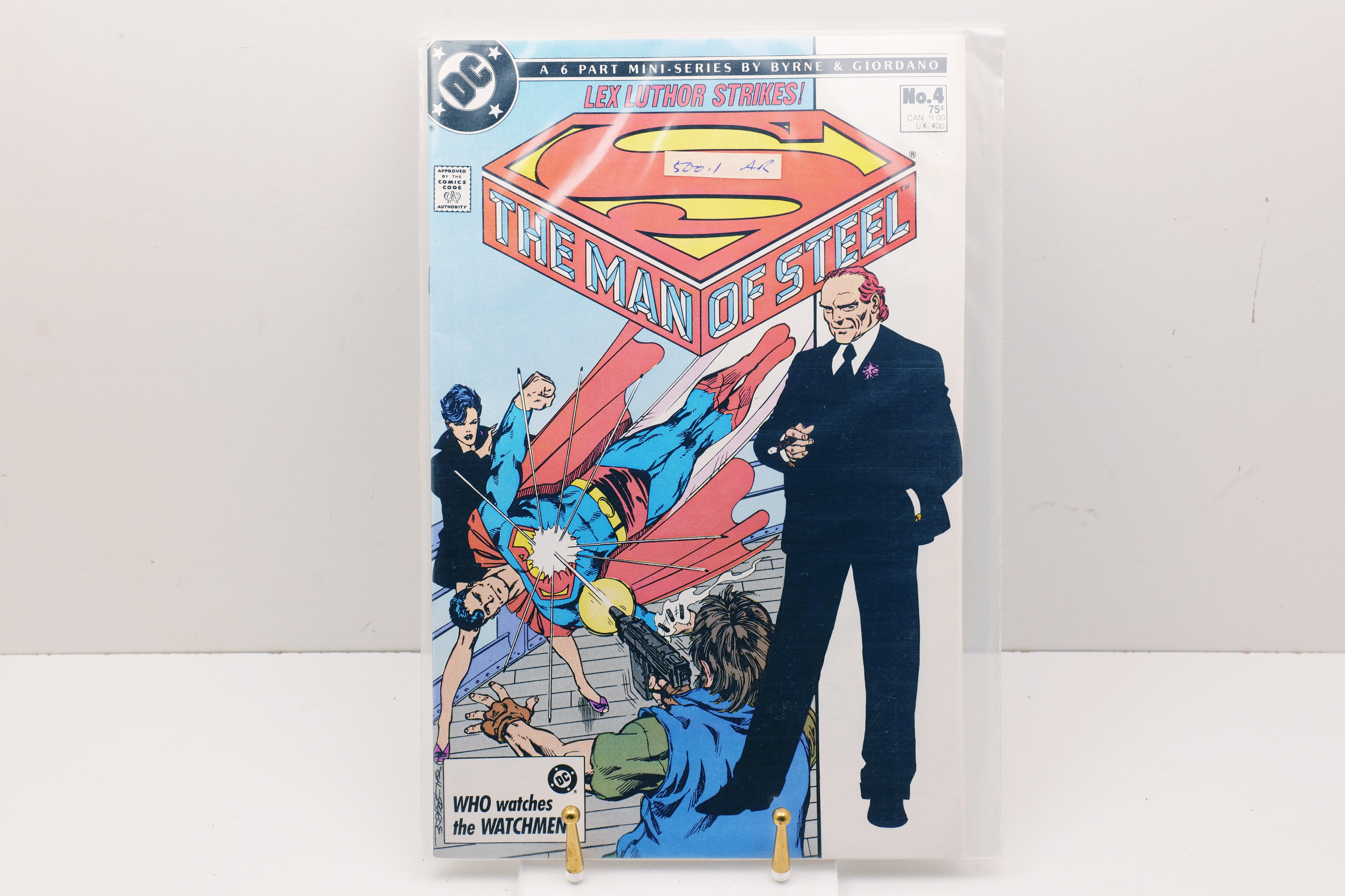 Superman: The Man of Steel #4 (1986, DC Comics) — Lex Luthor Strikes!