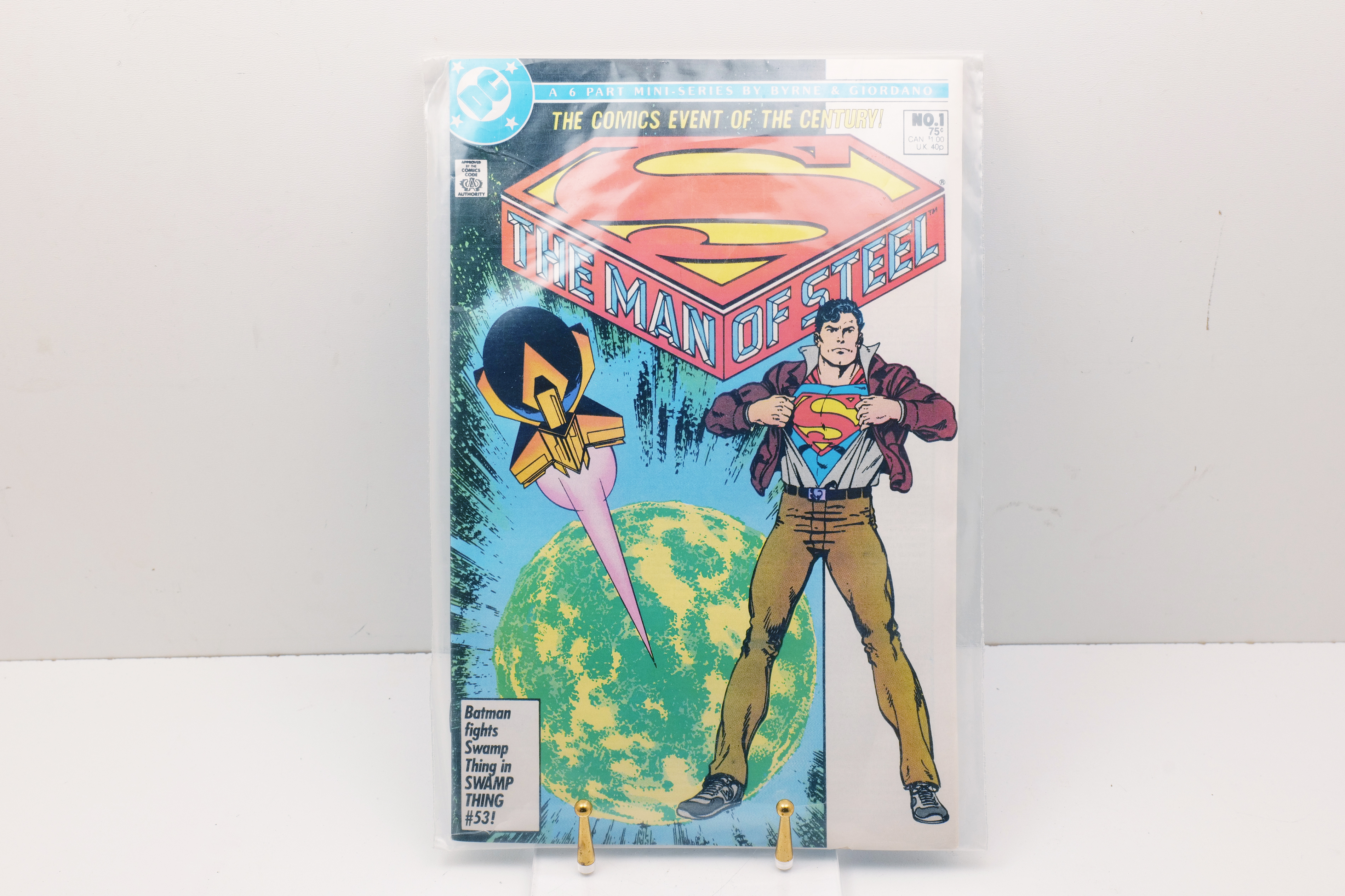 Superman: The Man of Steel #1 (1986) DC Comics — John Byrne Mini-Series Premiere