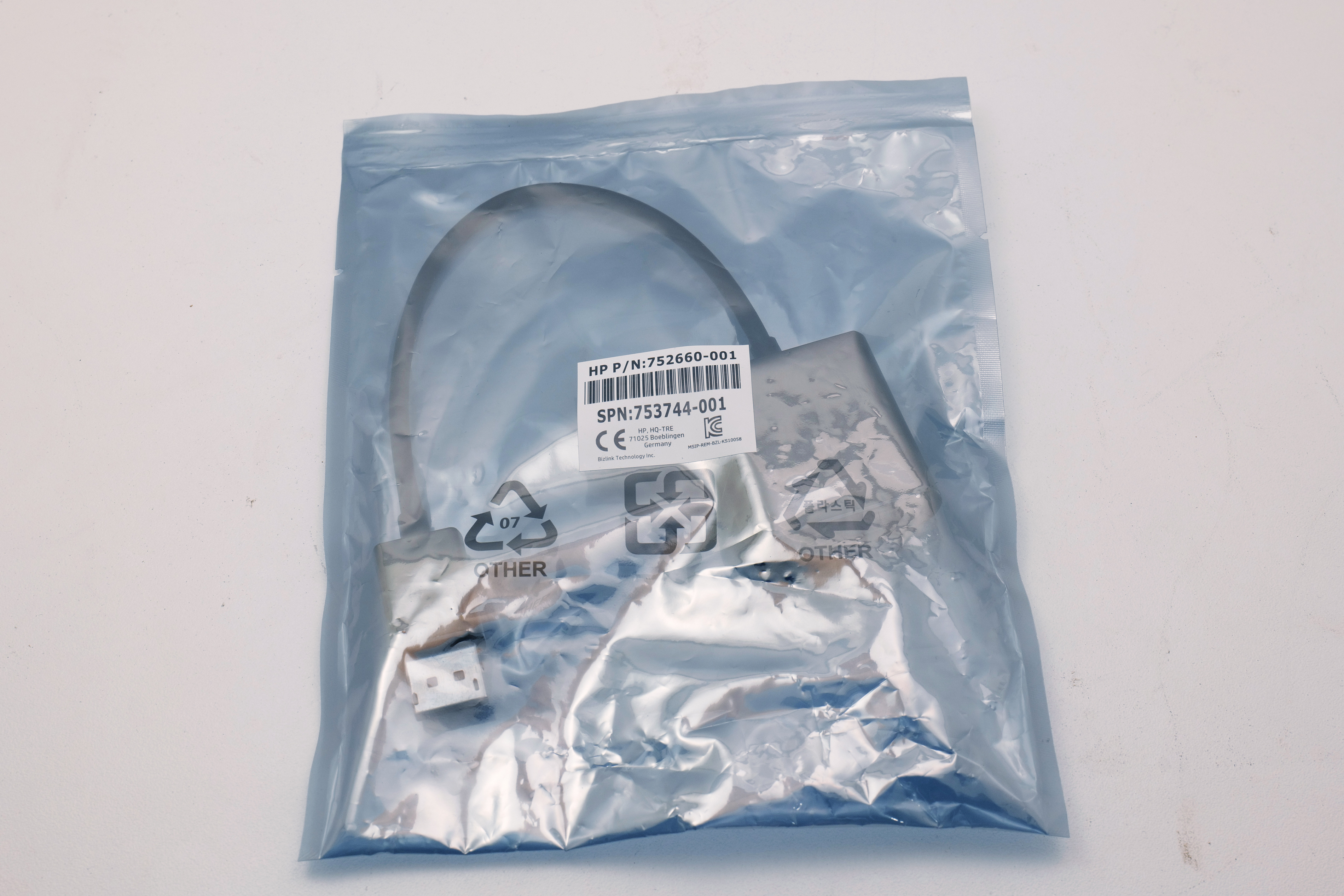 HP DisplayPort to DVI SL Adapter Cable 752660-001 / SPS 753744-001 – New