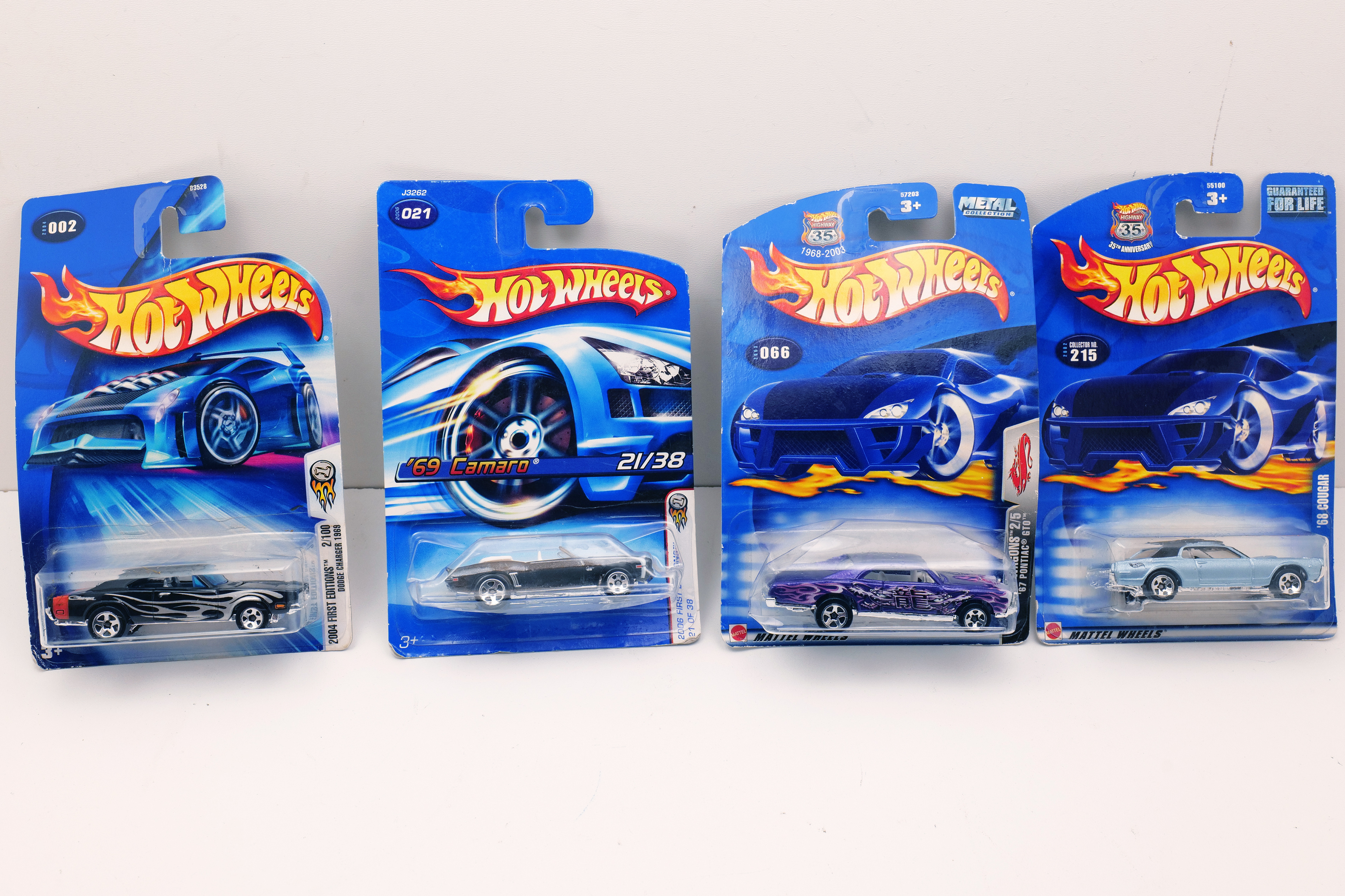 Hot Wheels Lot of 4 – 2006 First Editions & 35th Anniversary Models
