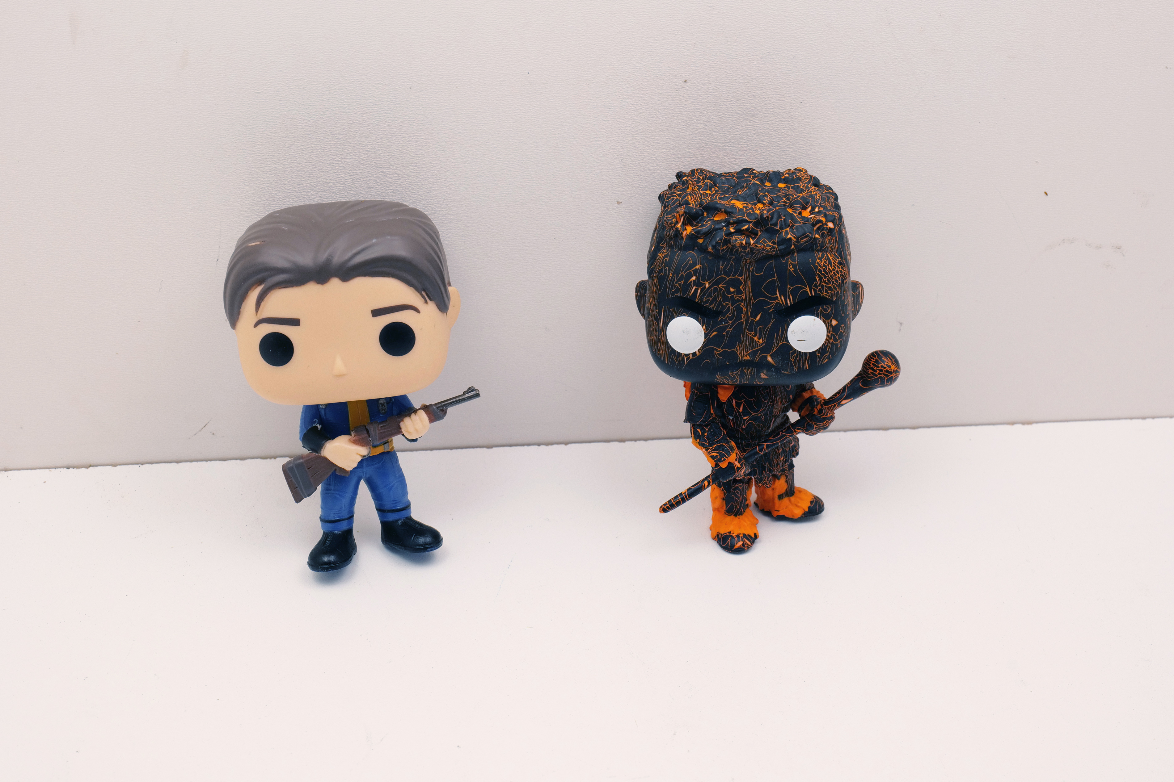 Funko Pop! Games Fallout Lone Wanderer & Pop! Heroes Black Adam Glow (Lot of 2)