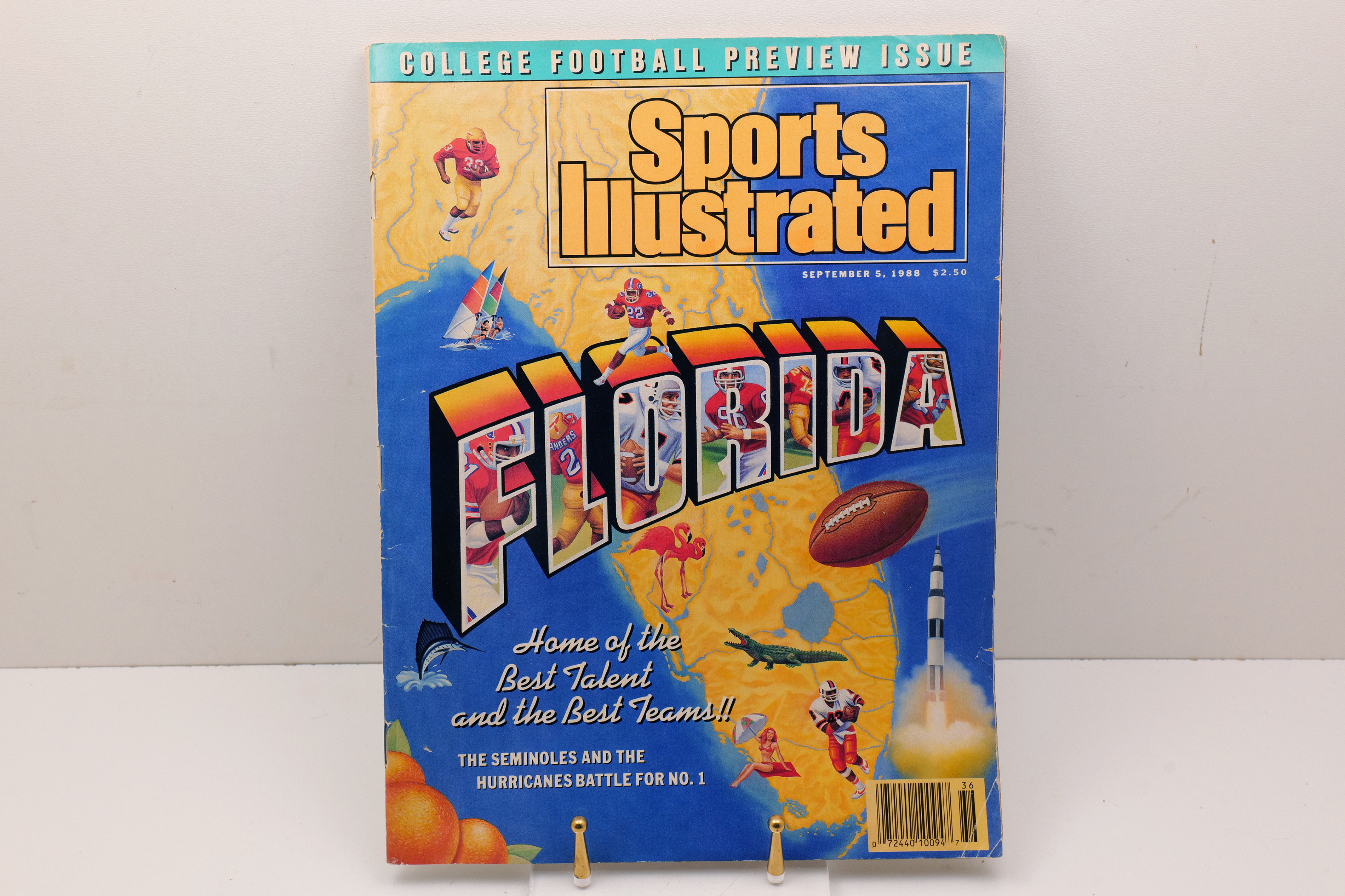 Sports Illustrated Magazine — College Football Preview Issue (September 5, 1988) Florida Cover