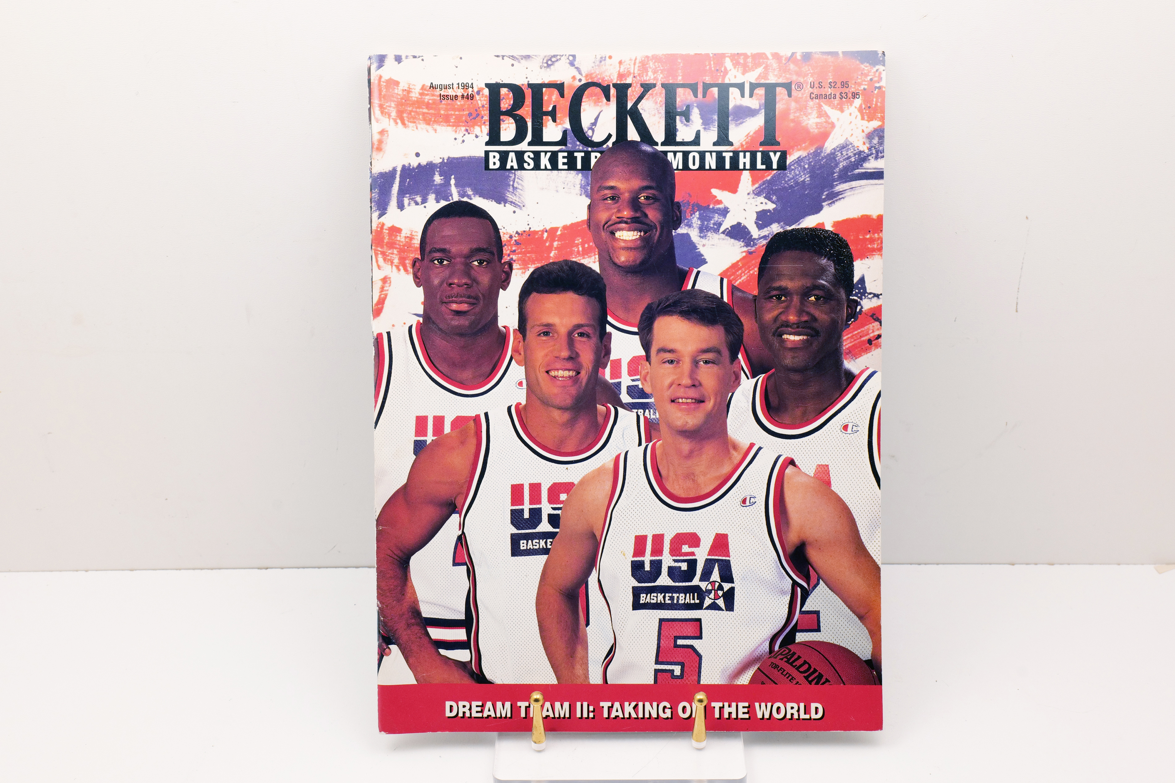 Beckett Basketball Monthly #49 (August 1994) Dream Team II Cover