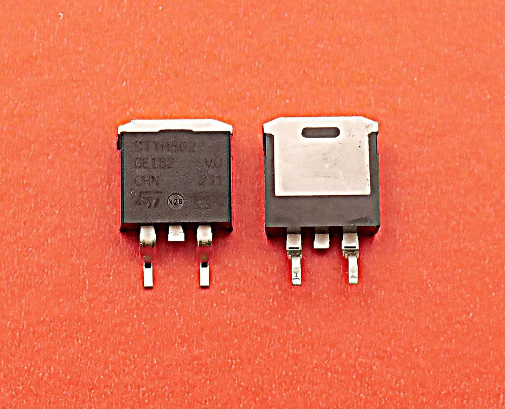 10pcs STMicroelectronics STTH802G-TR 200V 8A Fast Recovery Diodes D2PAK