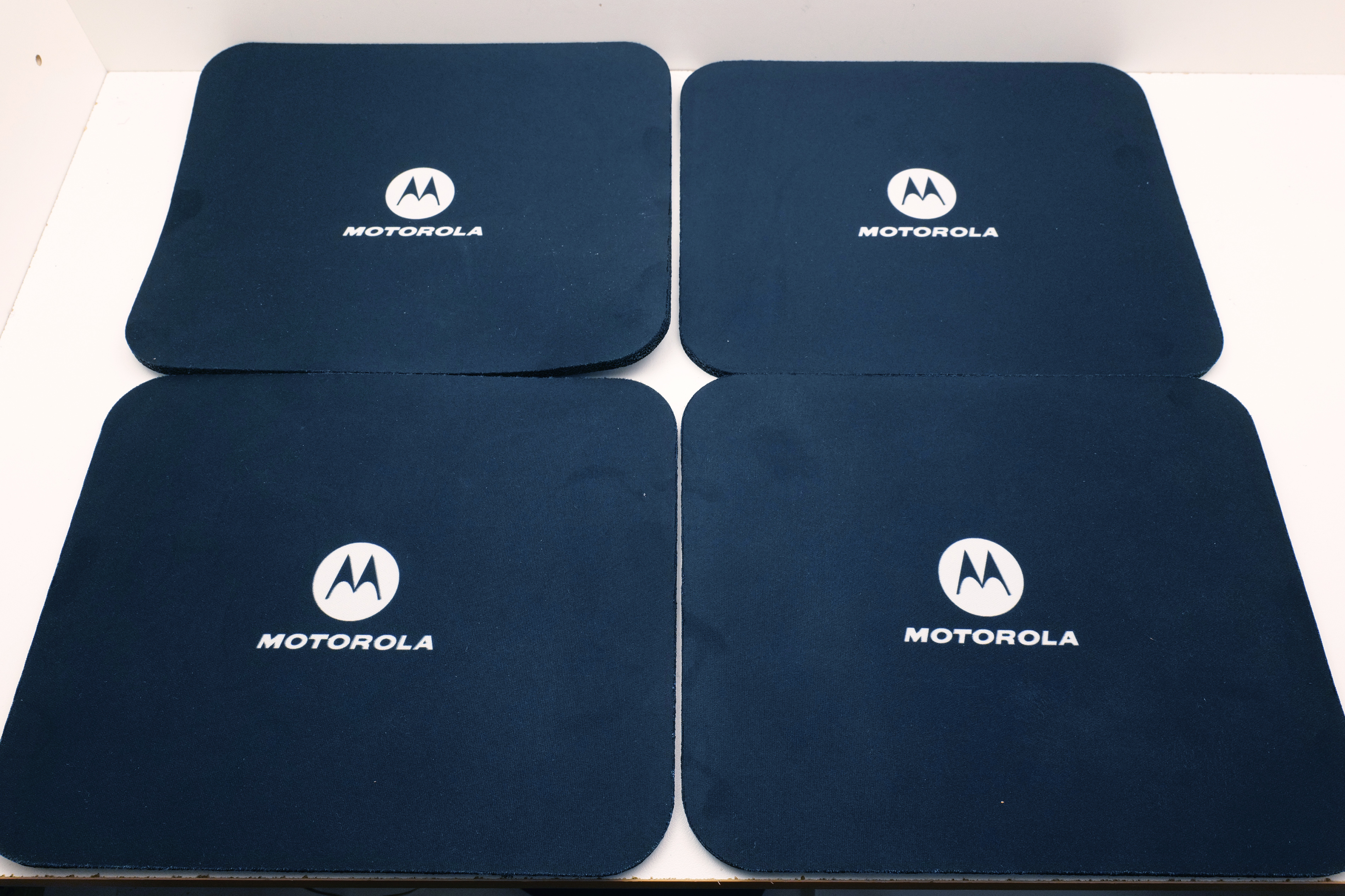 Lot of 4 Motorola Promotional Mouse Pads — New
