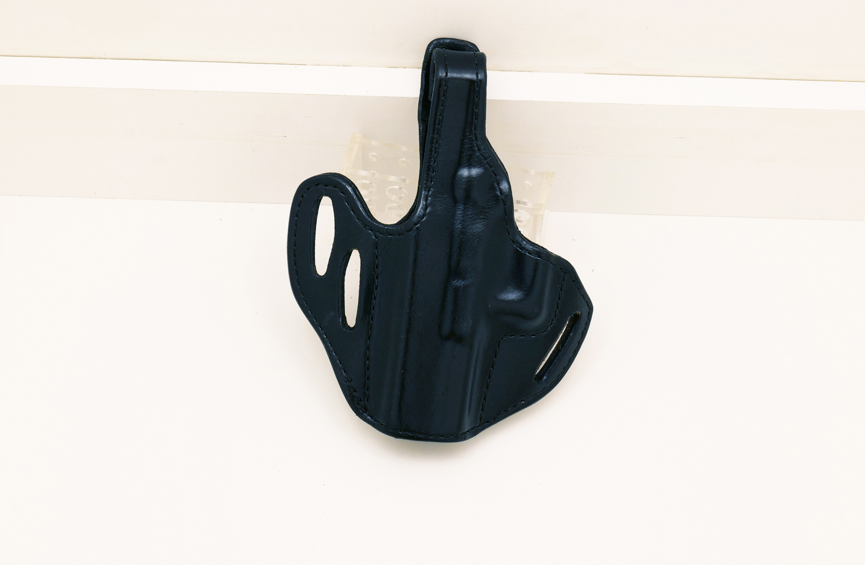 Gould & Goodrich B733-G19LH Leather Pancake Holster Left Hand Glock 19