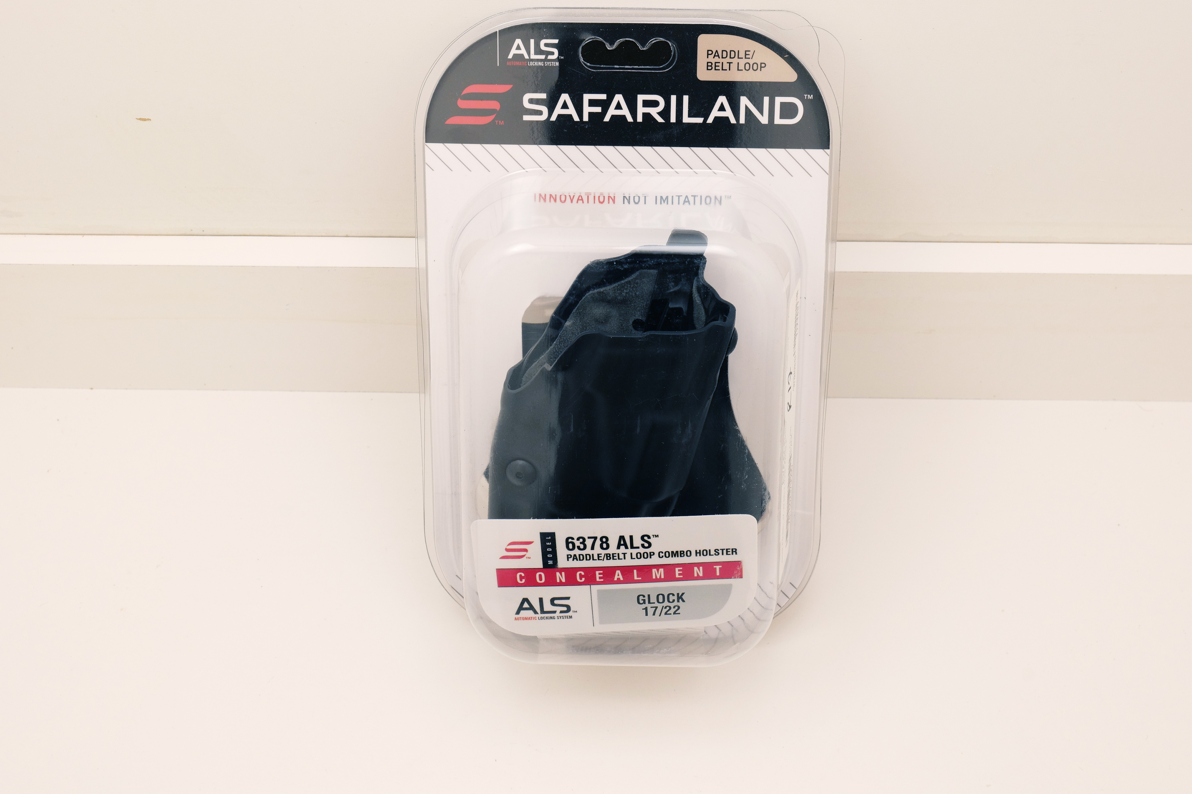 Safariland 6378 ALS Paddle/Belt Loop Holster Glock 17 22 Right Hand Black NEW in Box
