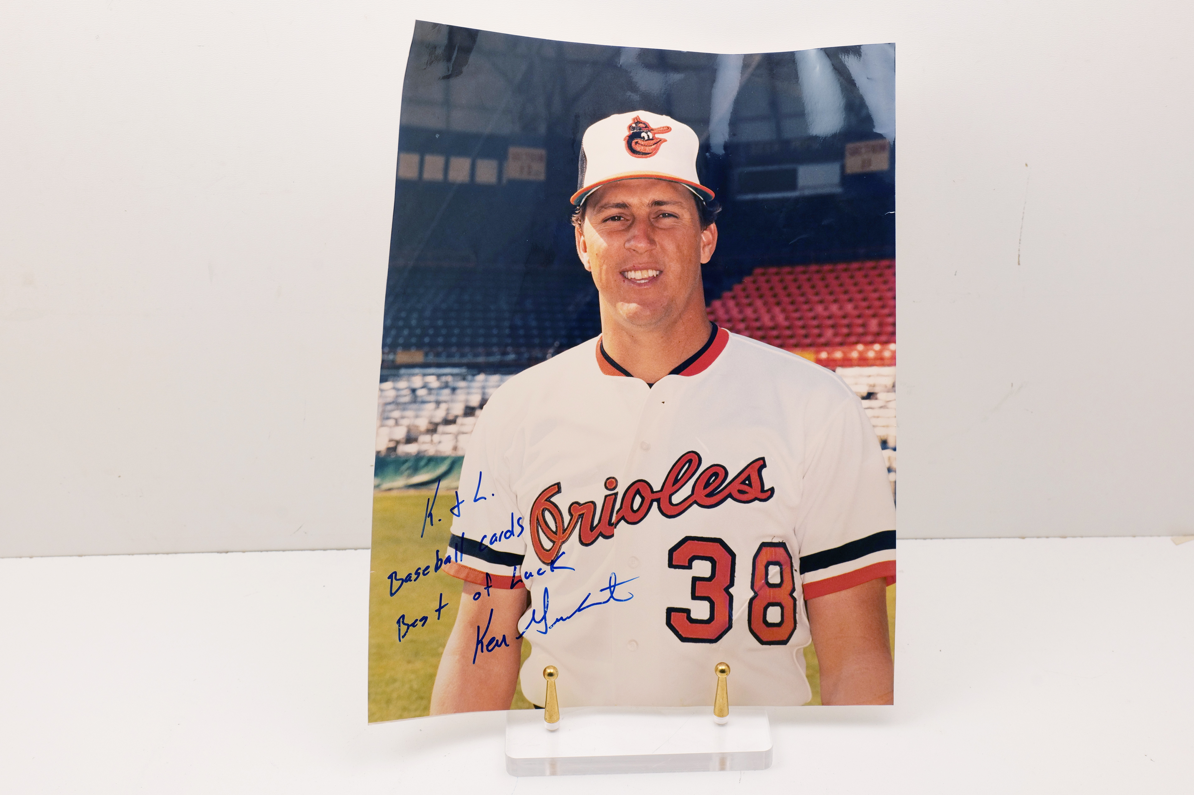 Ken Schrom Baltimore Orioles Autographed Photo #38