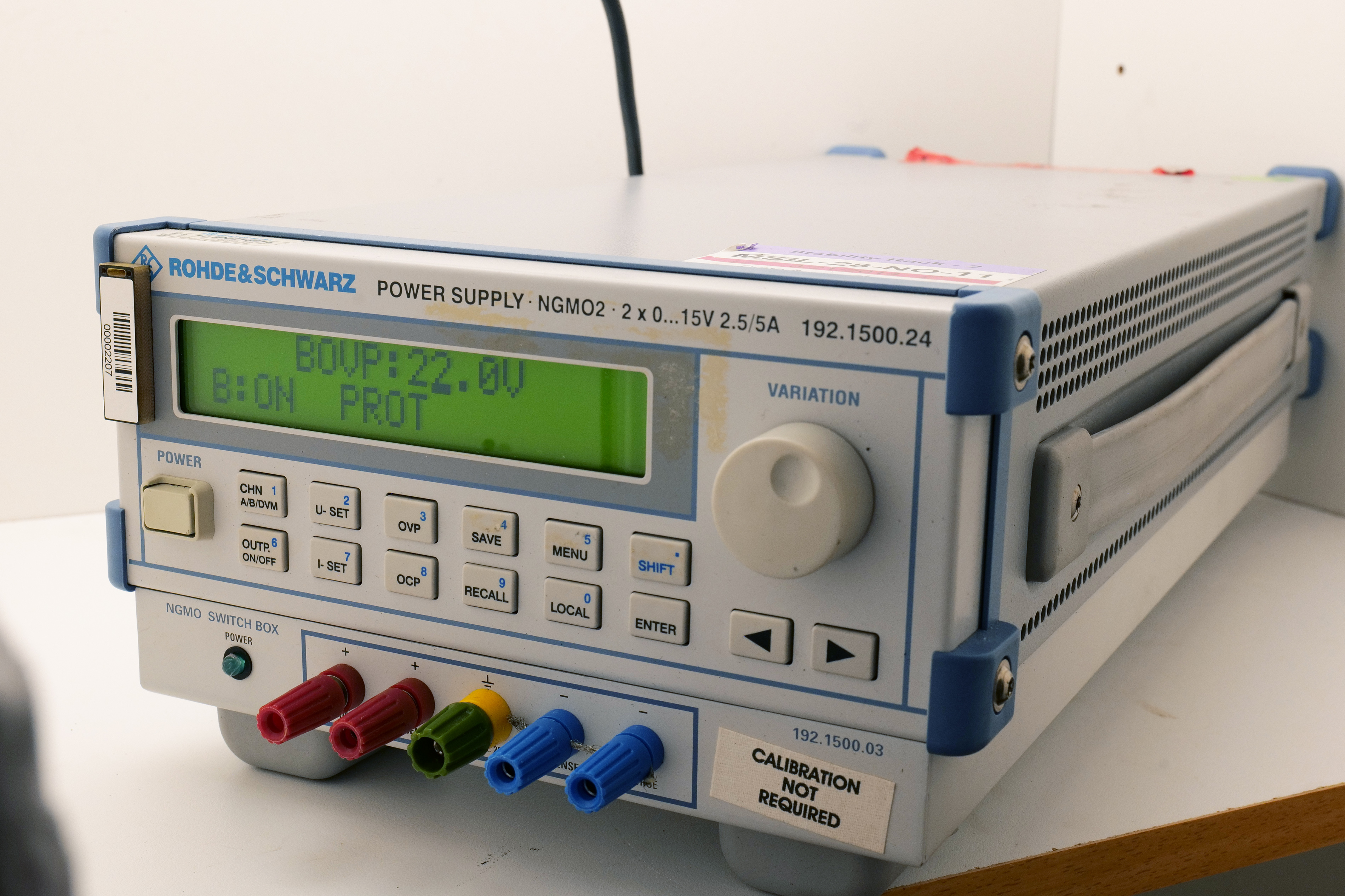 Rohde & Schwarz NGMO2 Programmable Power Supply – No Power Cable