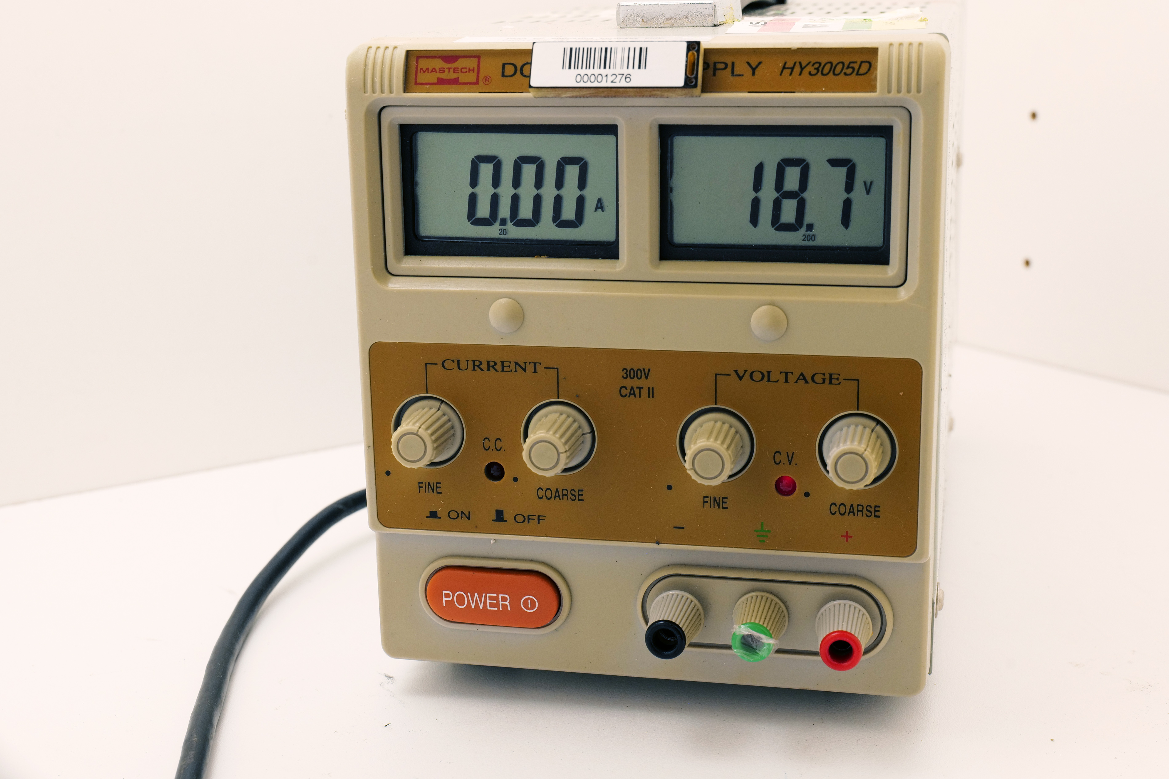 Mastech HY3005D DC Power Supply – No Power Cable