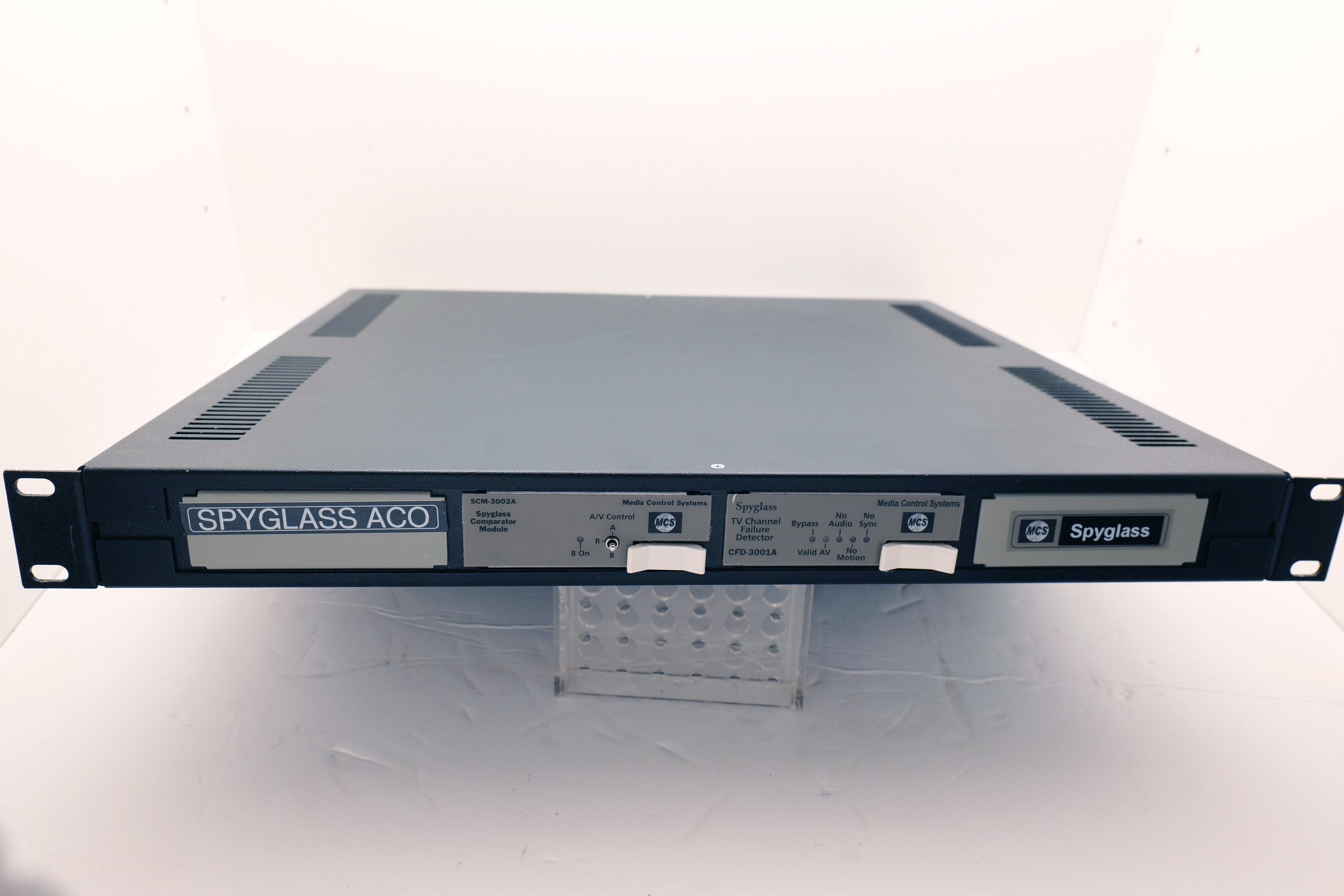 MCS Spyglass ACO SCM-3602A / CFD-3001A TV Channel Failure Detector Module – Rackmount