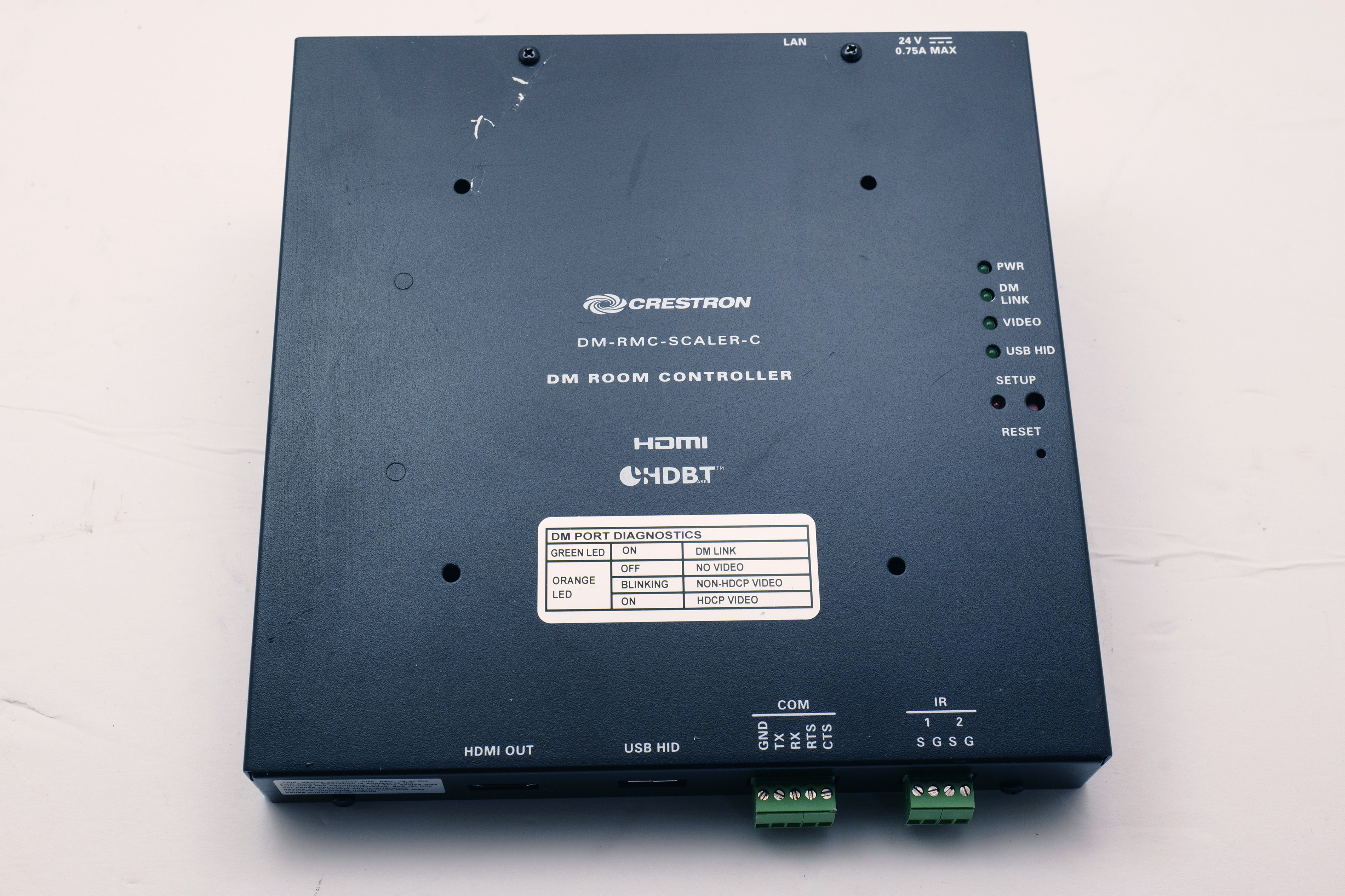 Crestron DM-RMC-SCALER-C DigitalMedia Receiver Room Controller w/ Scaler – No Power Supply