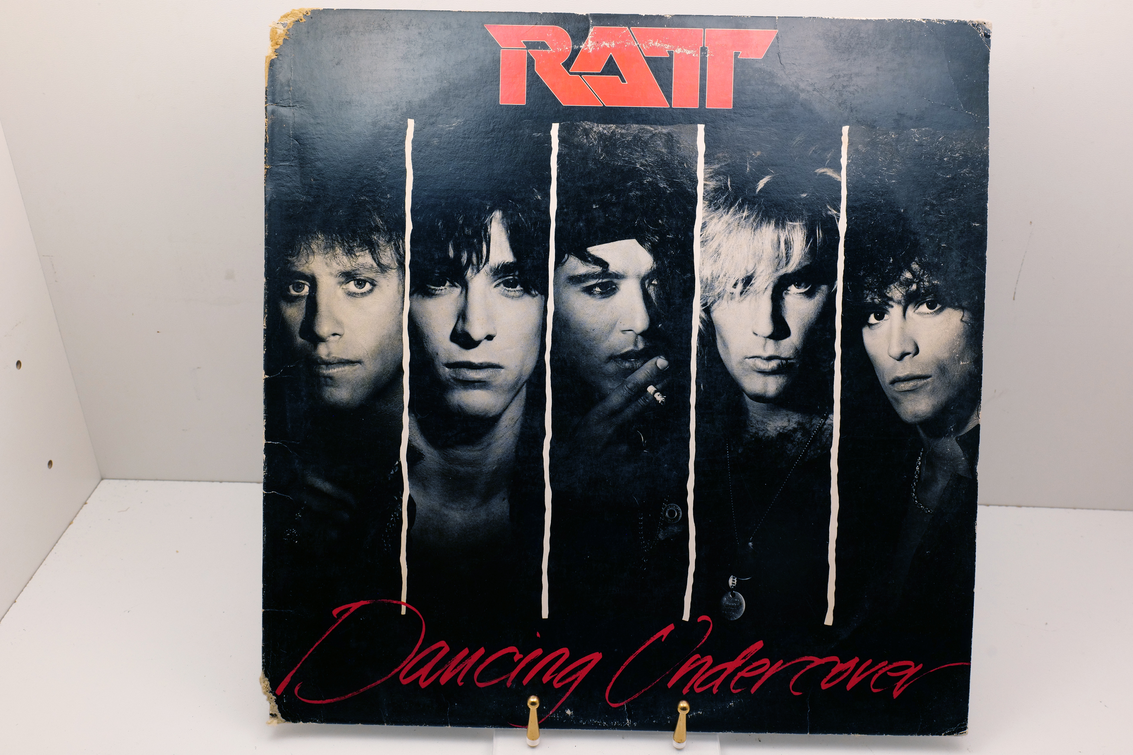 Ratt – Dancing Undercover LP 1986 Atlantic 12" Vinyl Rock Glam Metal