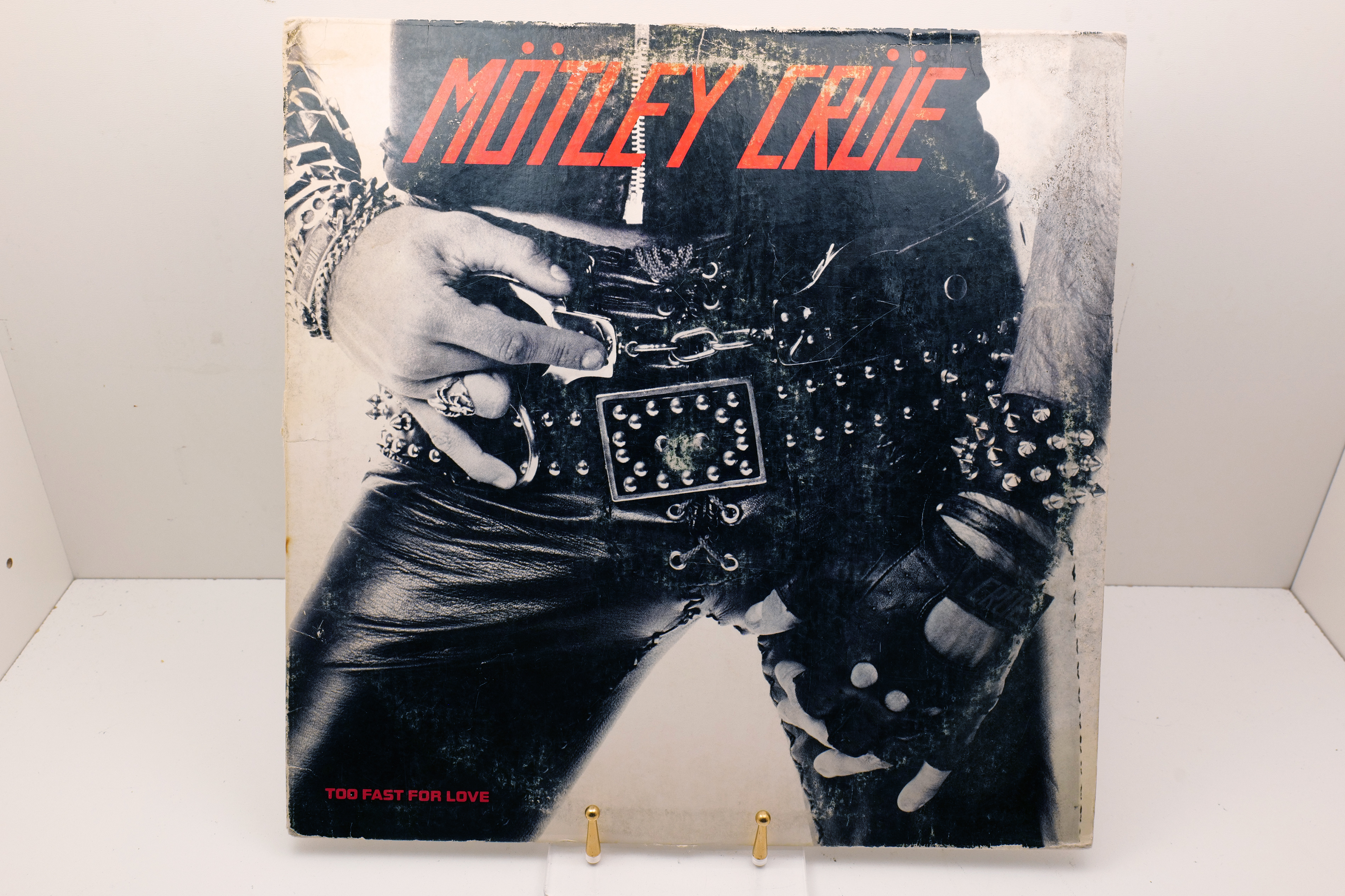 Mötley Crüe – Too Fast For Love LP 1982 Elektra Vinyl Glam Metal