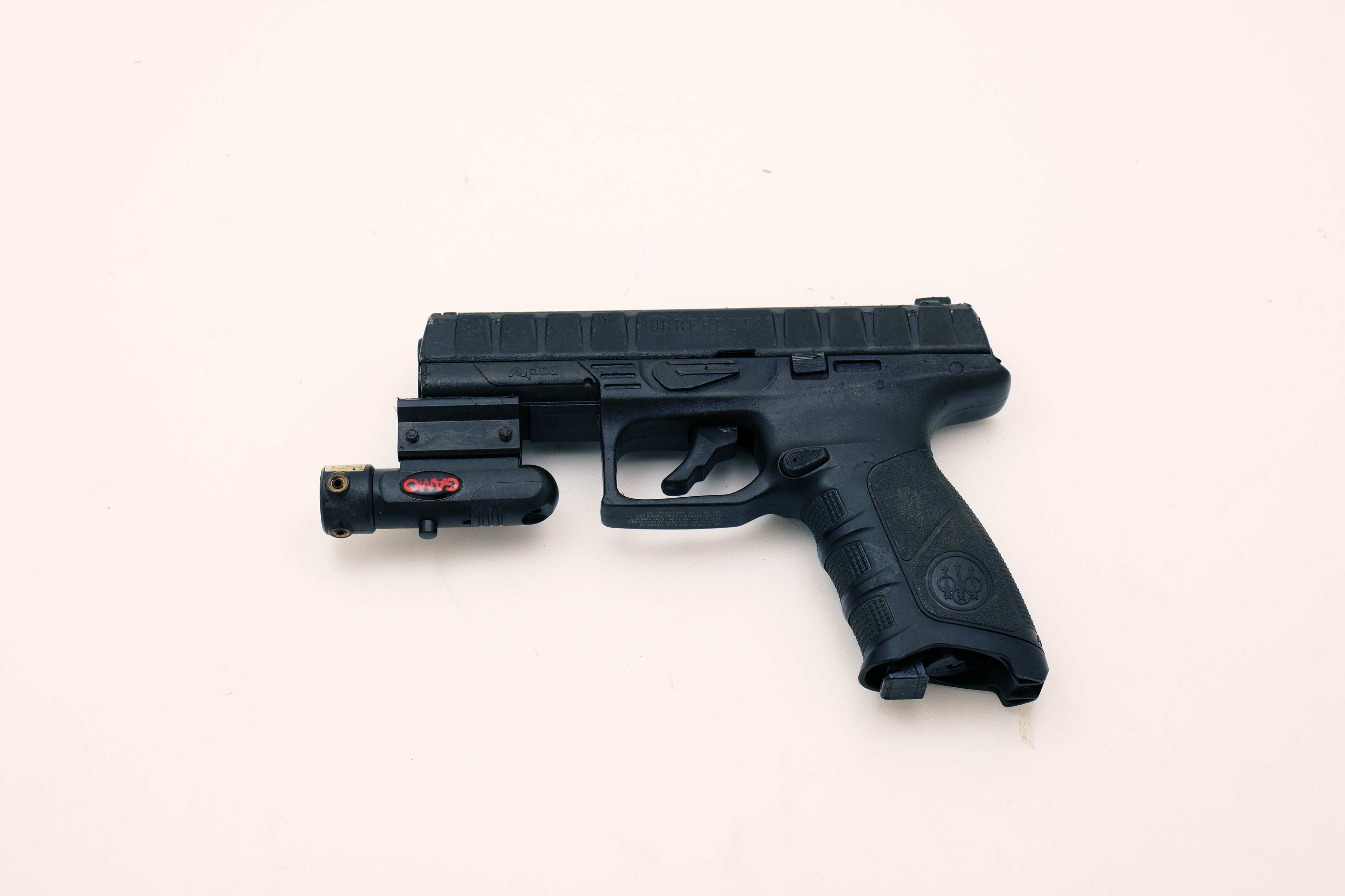 .177 Cal CO2 Air Pistol (Beretta APX Licensed Design) – Missing Magazine Base
