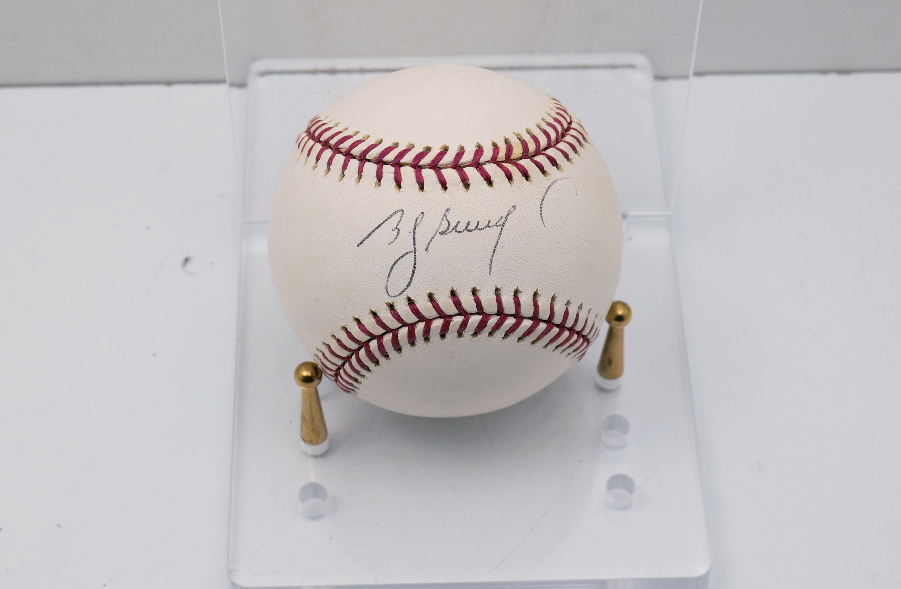B.J. Surhoff Signed Official MLB Baseball w/ MLB Hologram R0001004
