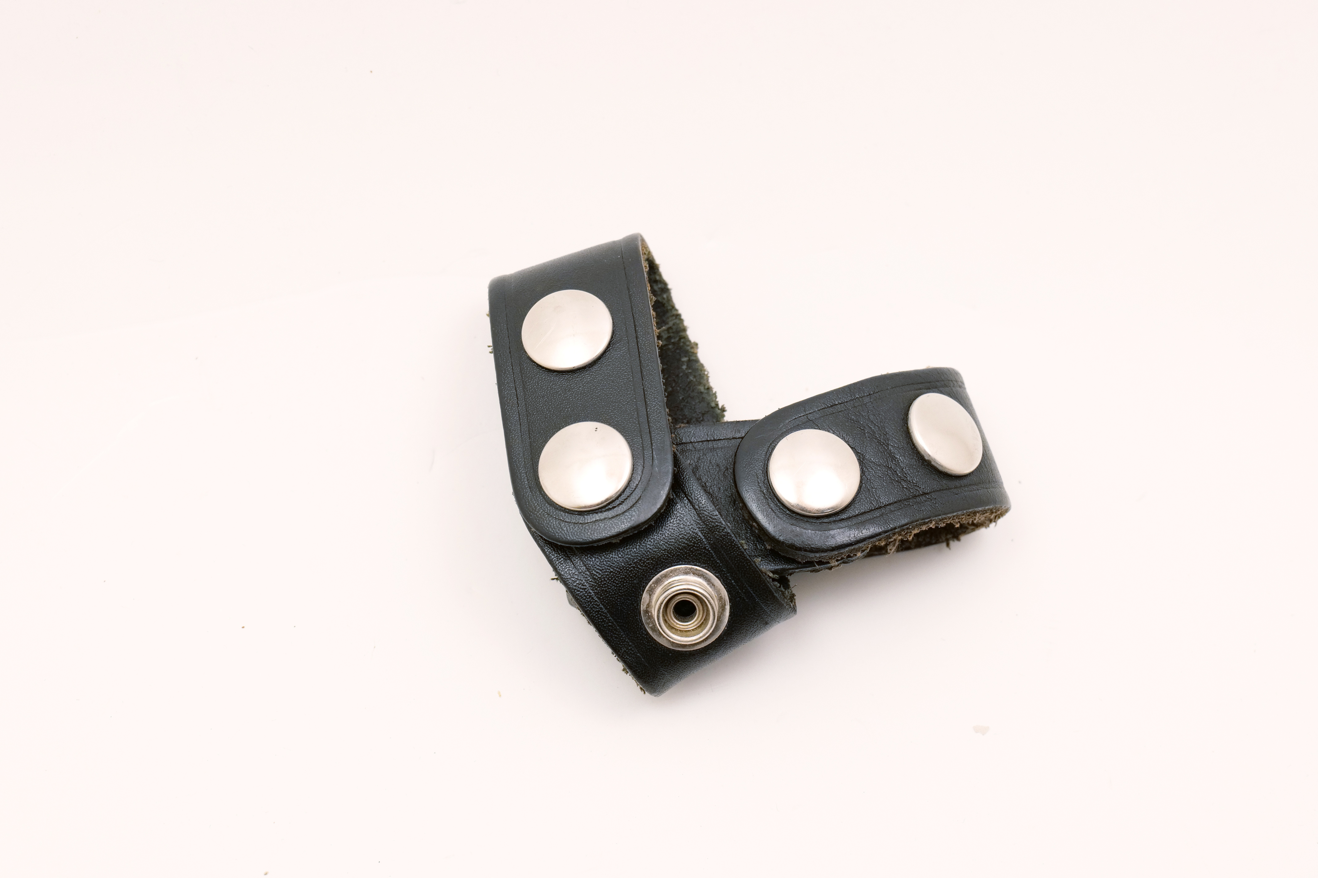 Jay-Pee Leather Belt Keeper Loop Black Used