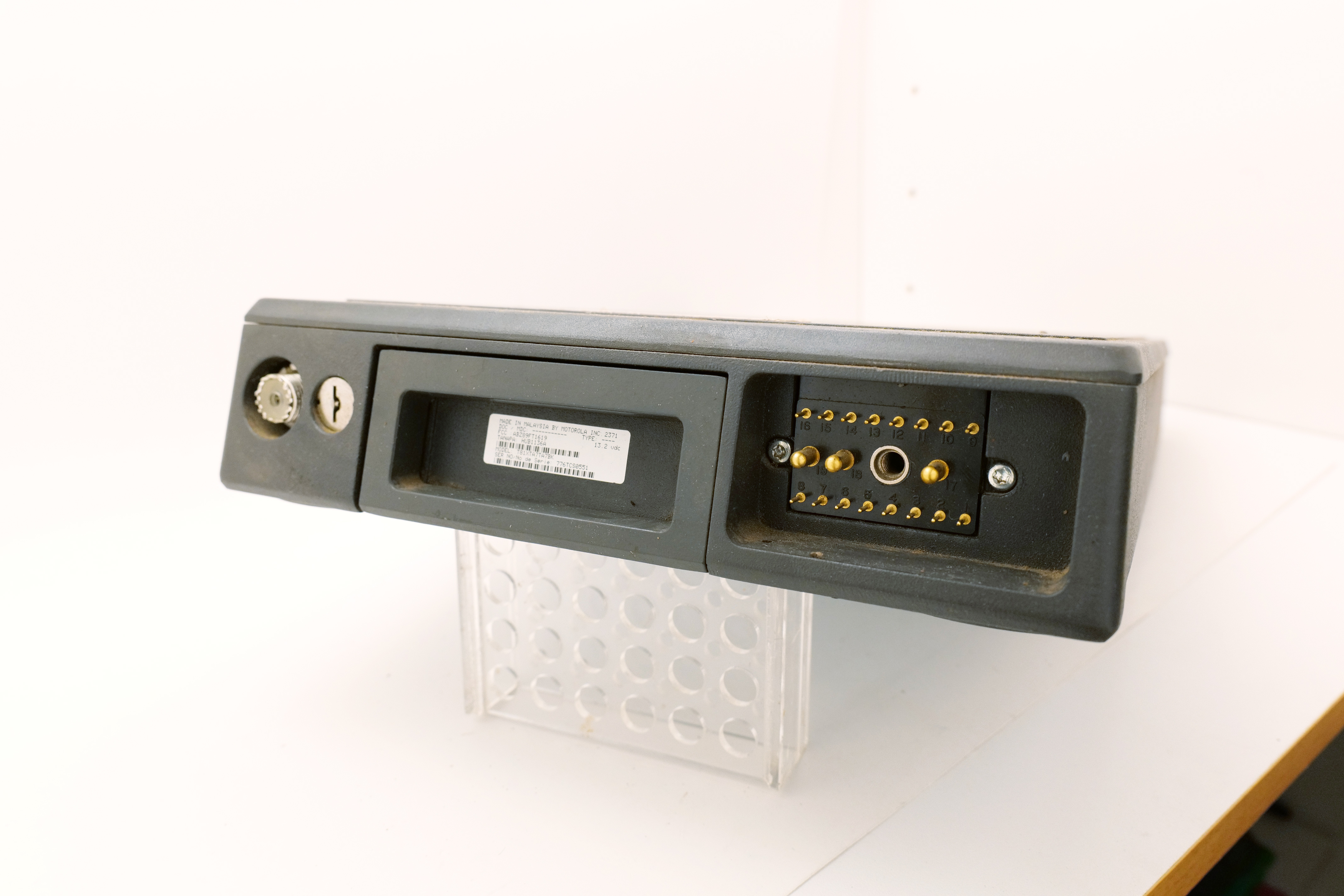 Motorola Mitrek Low Band Mobile Radio Trunk Mount 110W Model T81XTA7TA7BK