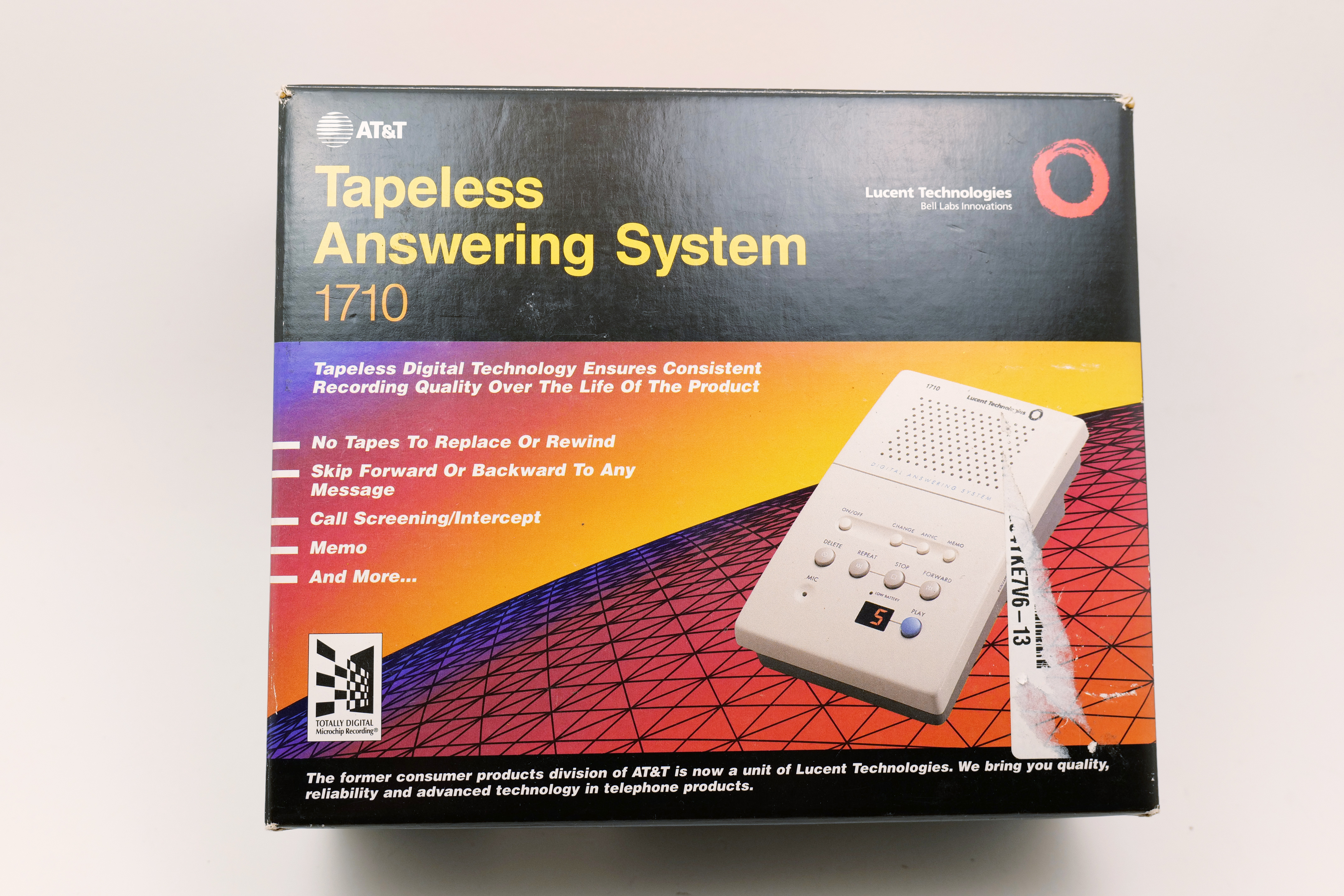 Code-A-Phone 1630 Digital Answering Machine Voice Time/Day w/ Adapter