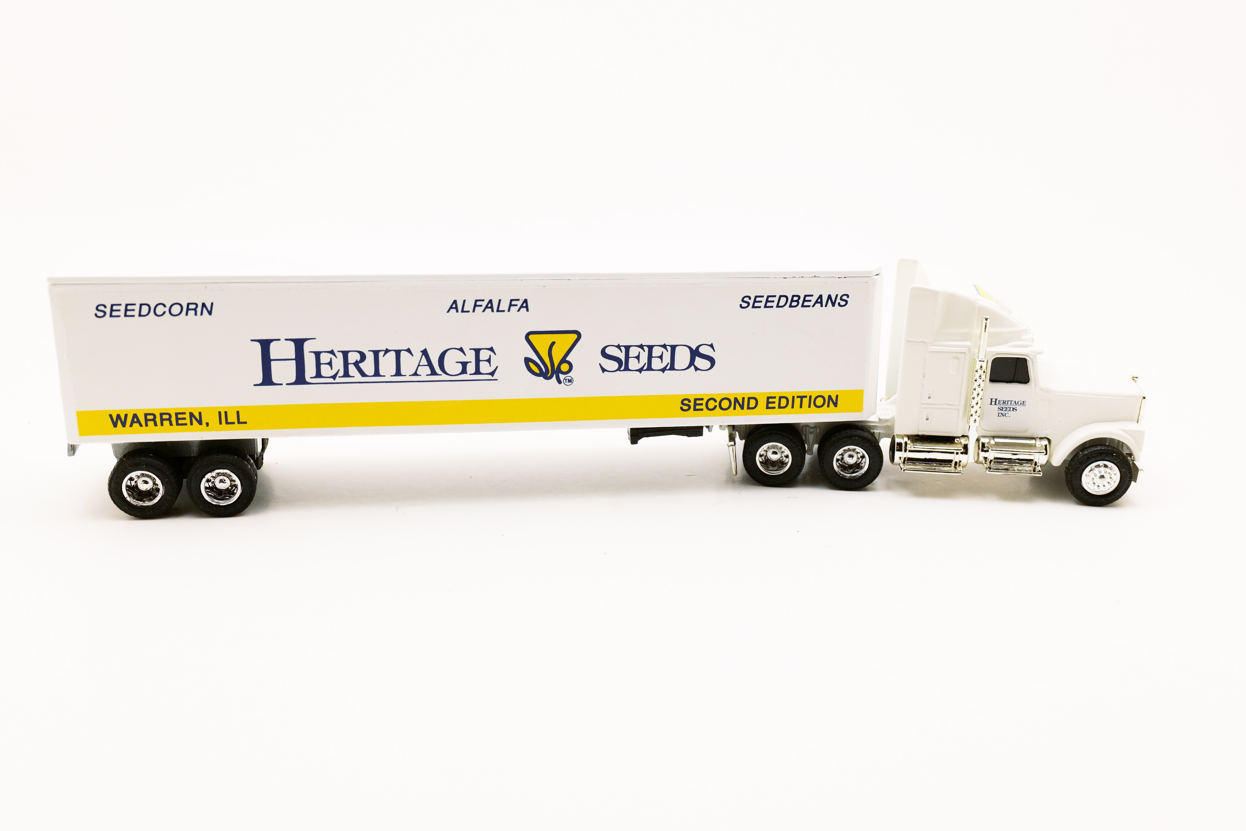 Ertl International Cab with Trailer Heritage Seeds 1:64 Die-Cast