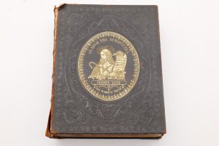 1863 Holy Bible Harding's Edition Family Album Photographic Portraits