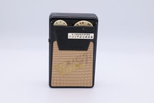 Universal 6 Transistor Radio Model PTR-62B Japan For Parts