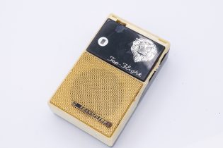 Top Flight 2 Transistors AM Pocket Radio Vintage For Parts