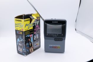 Casio TV-770 Portable Color LCD TV Crystal Vision w/ Box