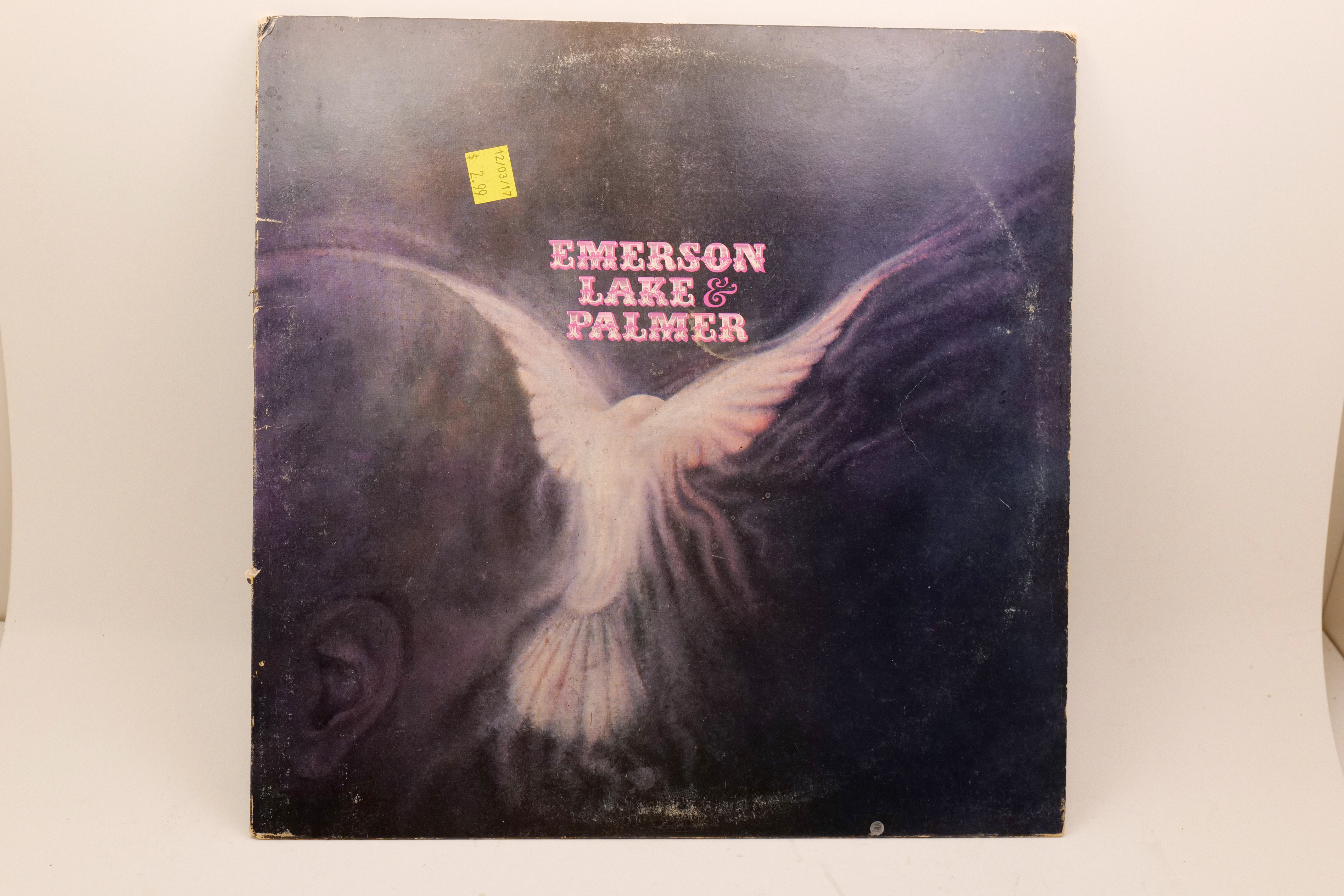 Emerson Lake & Palmer Self Titled LP 1971 Cotillion SD 9040 Prog Rock Vinyl