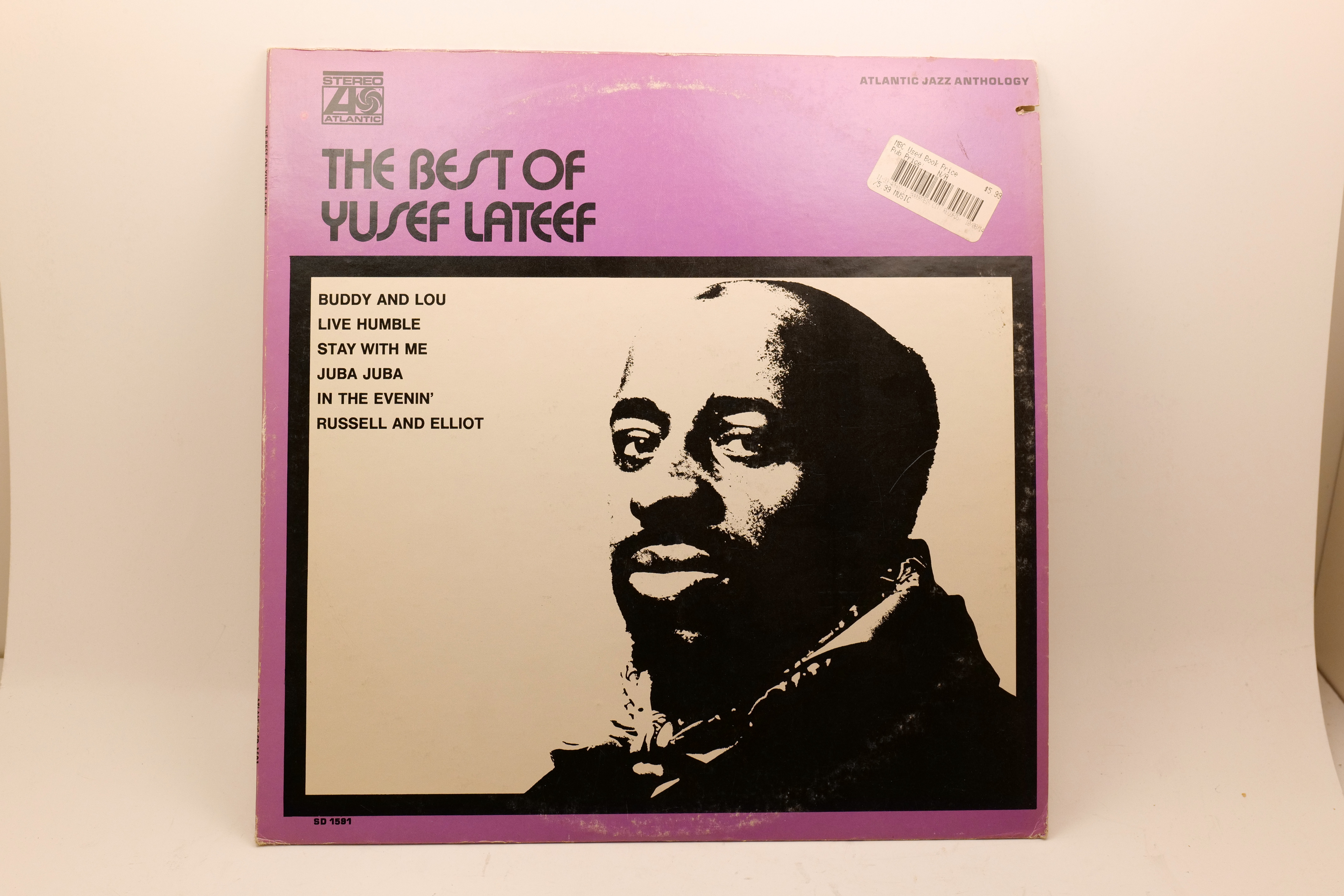 The Best Of Yusef Lateef LP 1971 Atlantic SD 1591 Jazz Vinyl Record