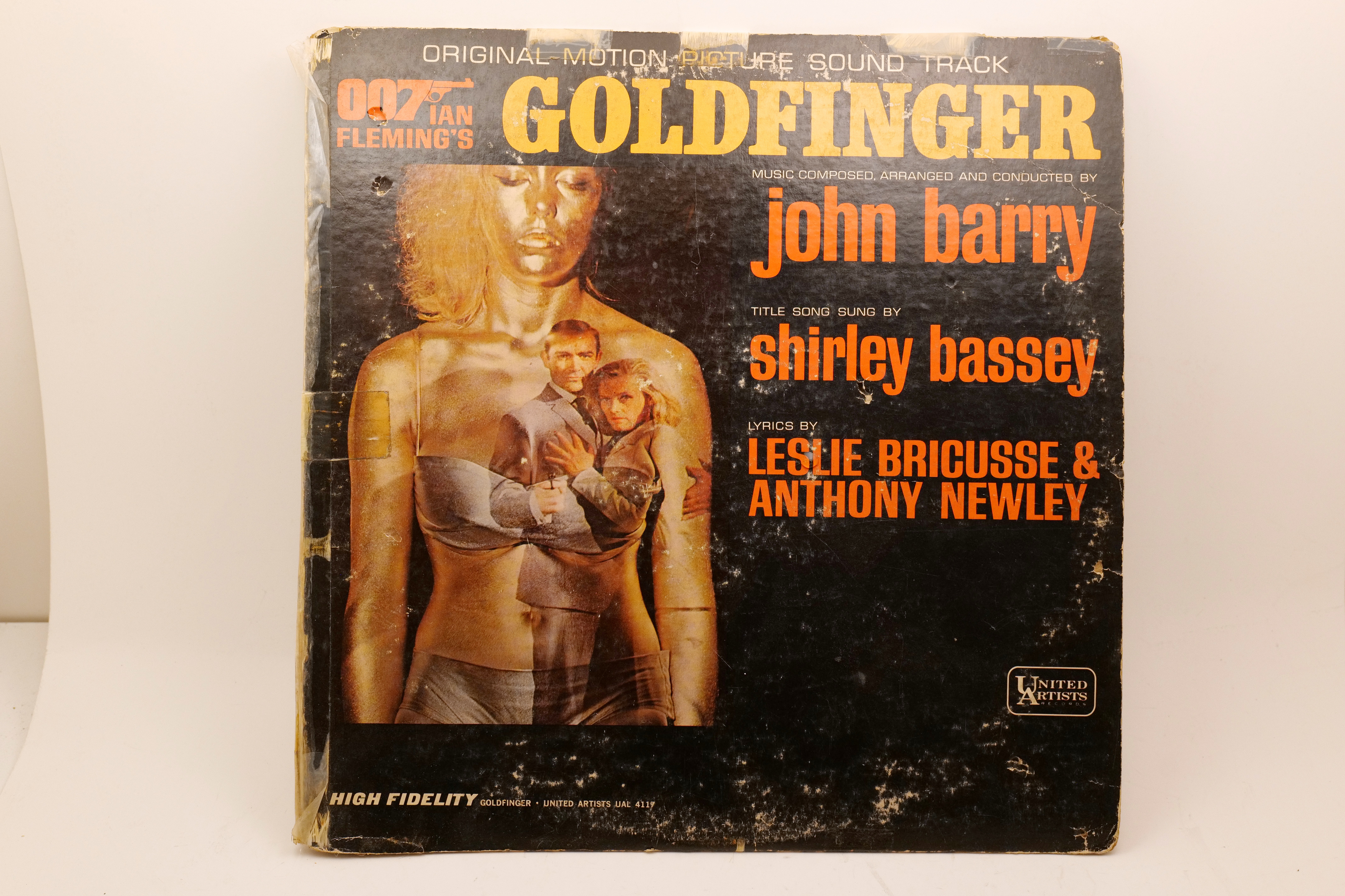 Goldfinger Original Motion Picture Soundtrack John Barry UA UAL 4117 LP