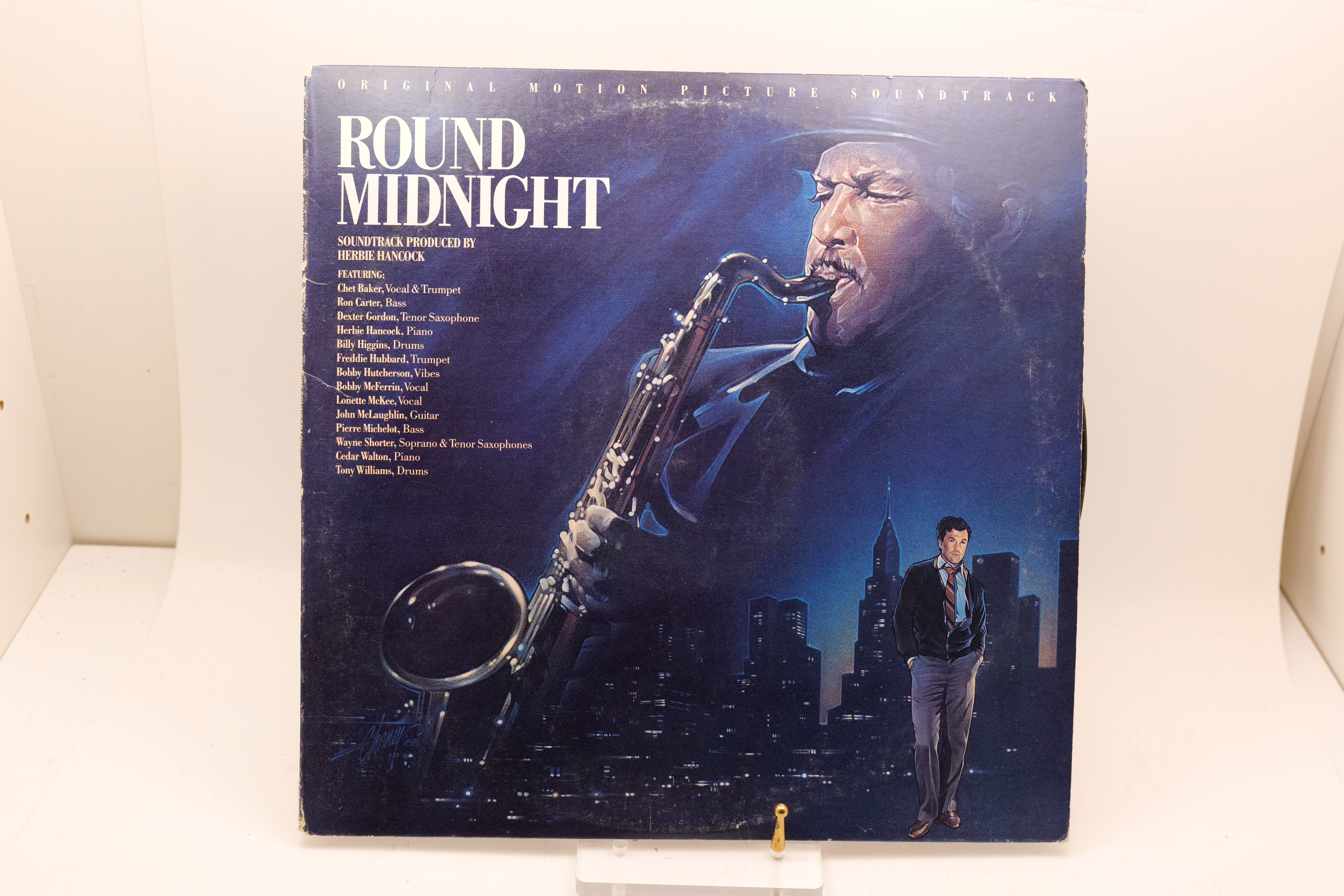 Round Midnight Soundtrack LP Herbie Hancock Columbia C 40464 Jazz 1986