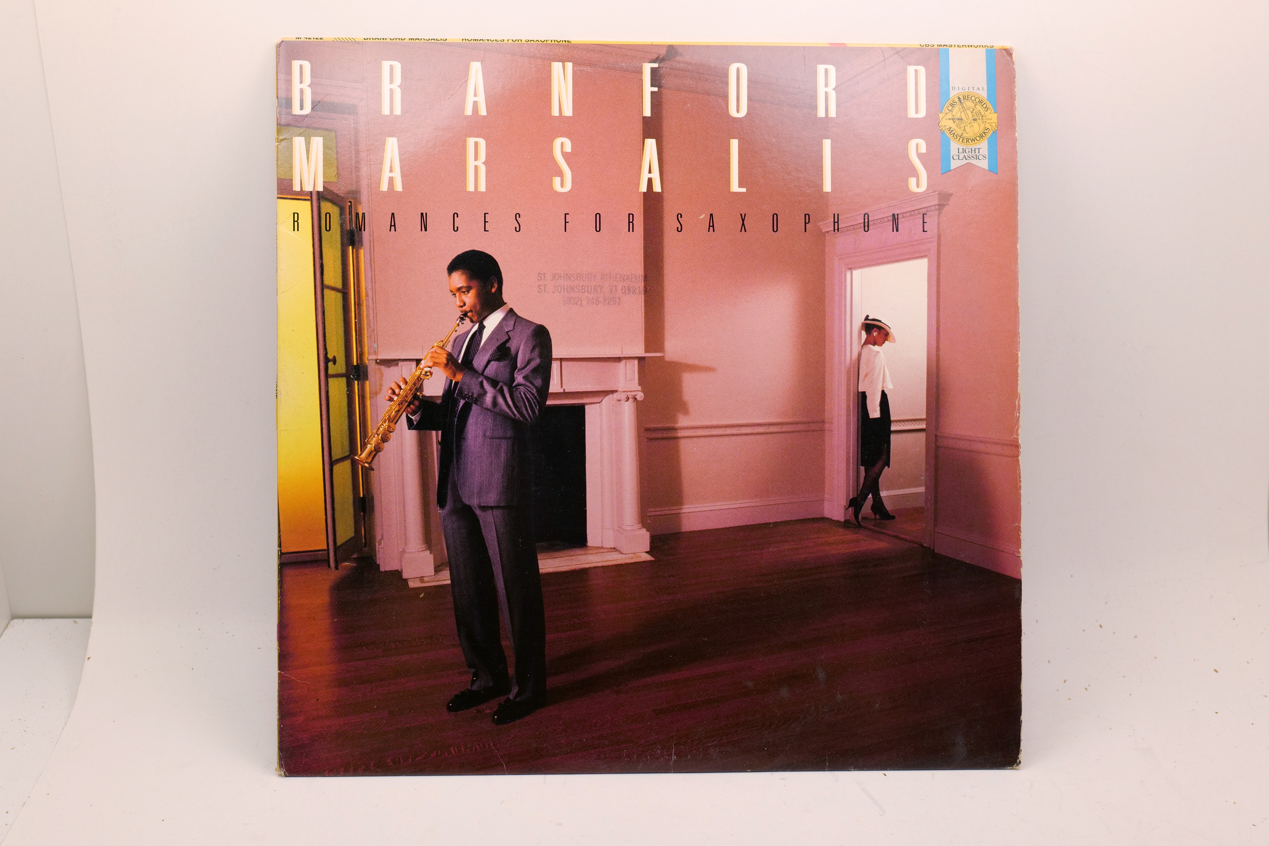 Branford Marsalis Romances For Saxophone LP CBS Masterworks DBL 42122