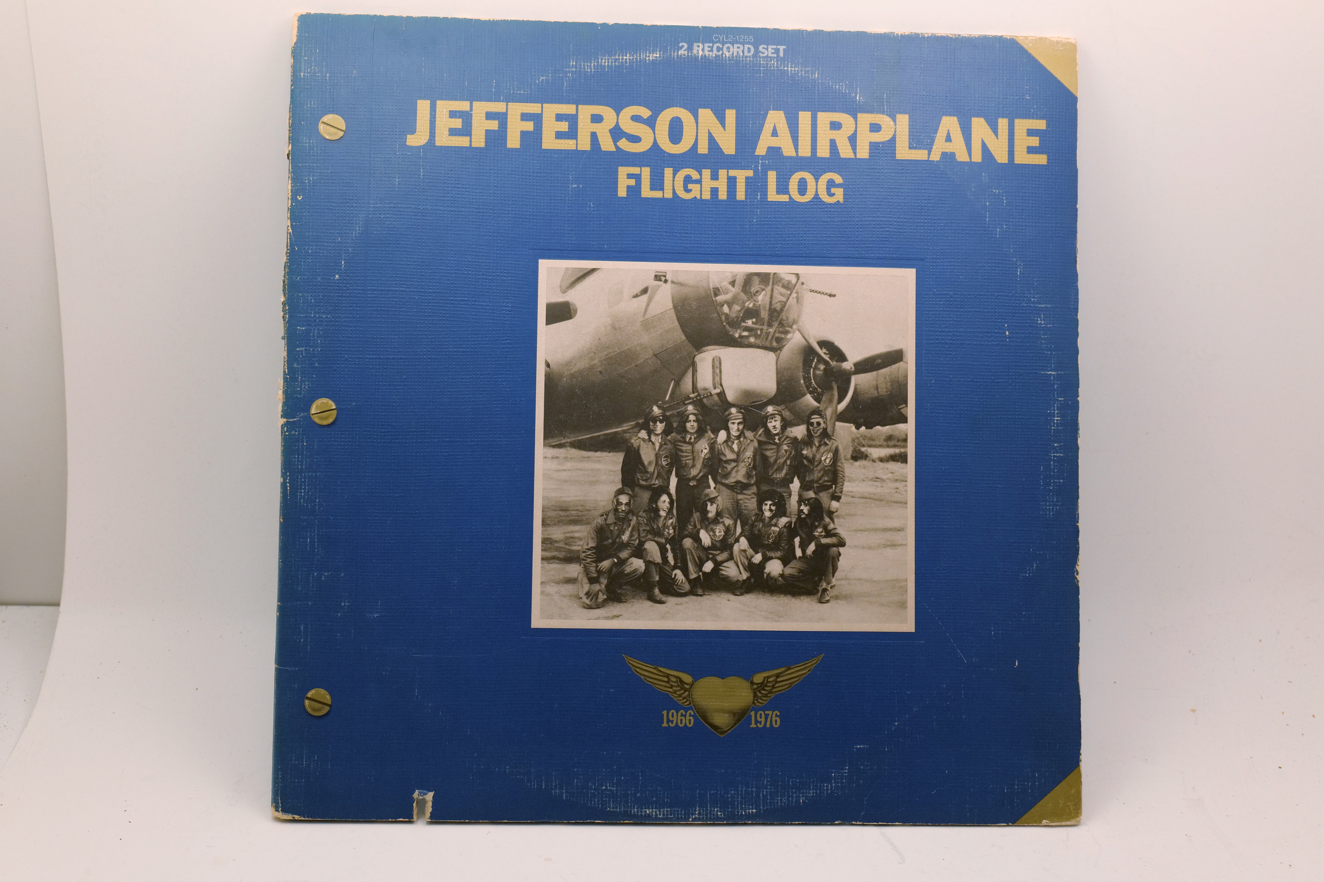 Jefferson Airplane Flight Log 1966–1976 2LP Grunt CYL2-1255 Gatefold