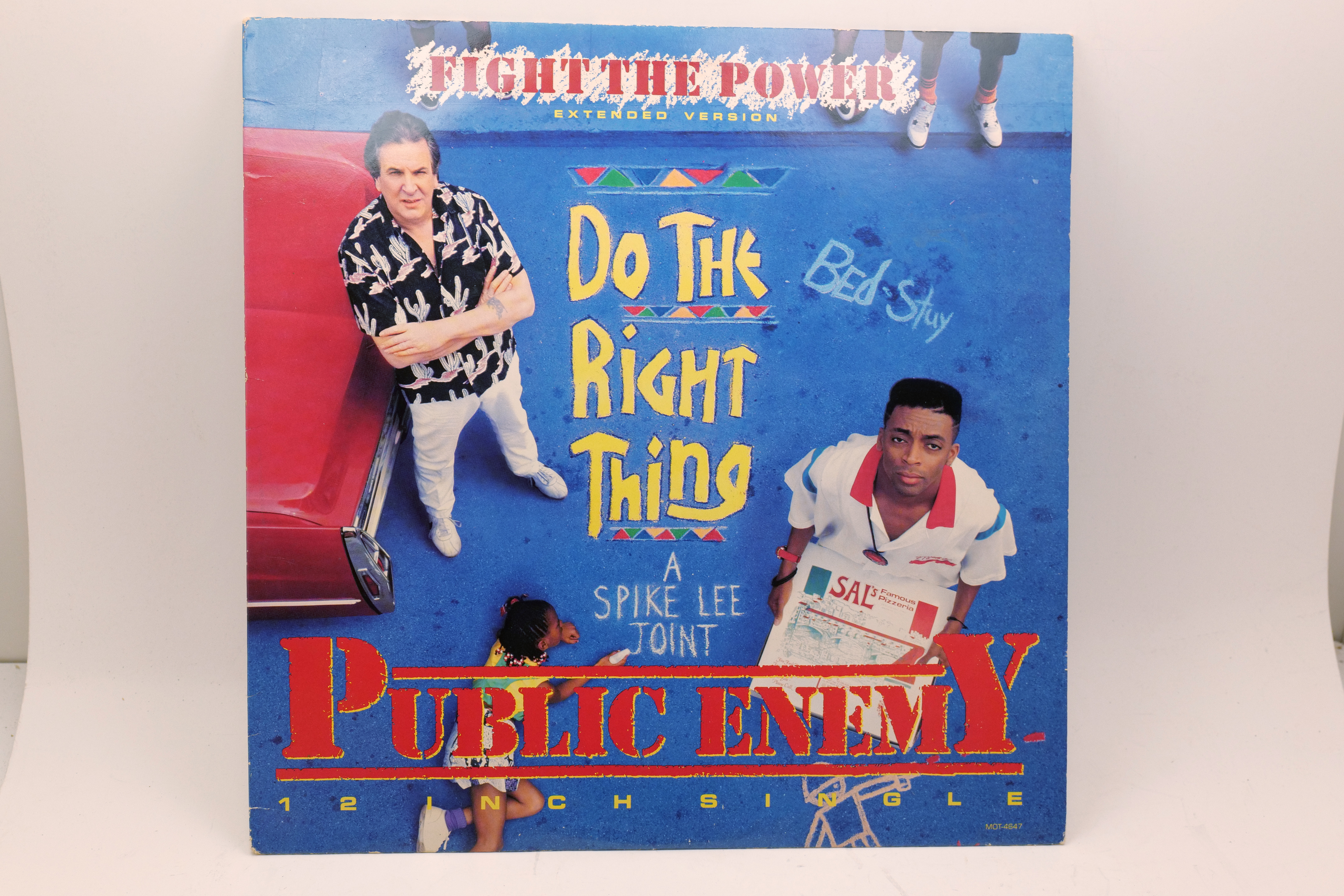 Public Enemy Fight The Power 12" Single Motown MOT-4647 Vinyl Record