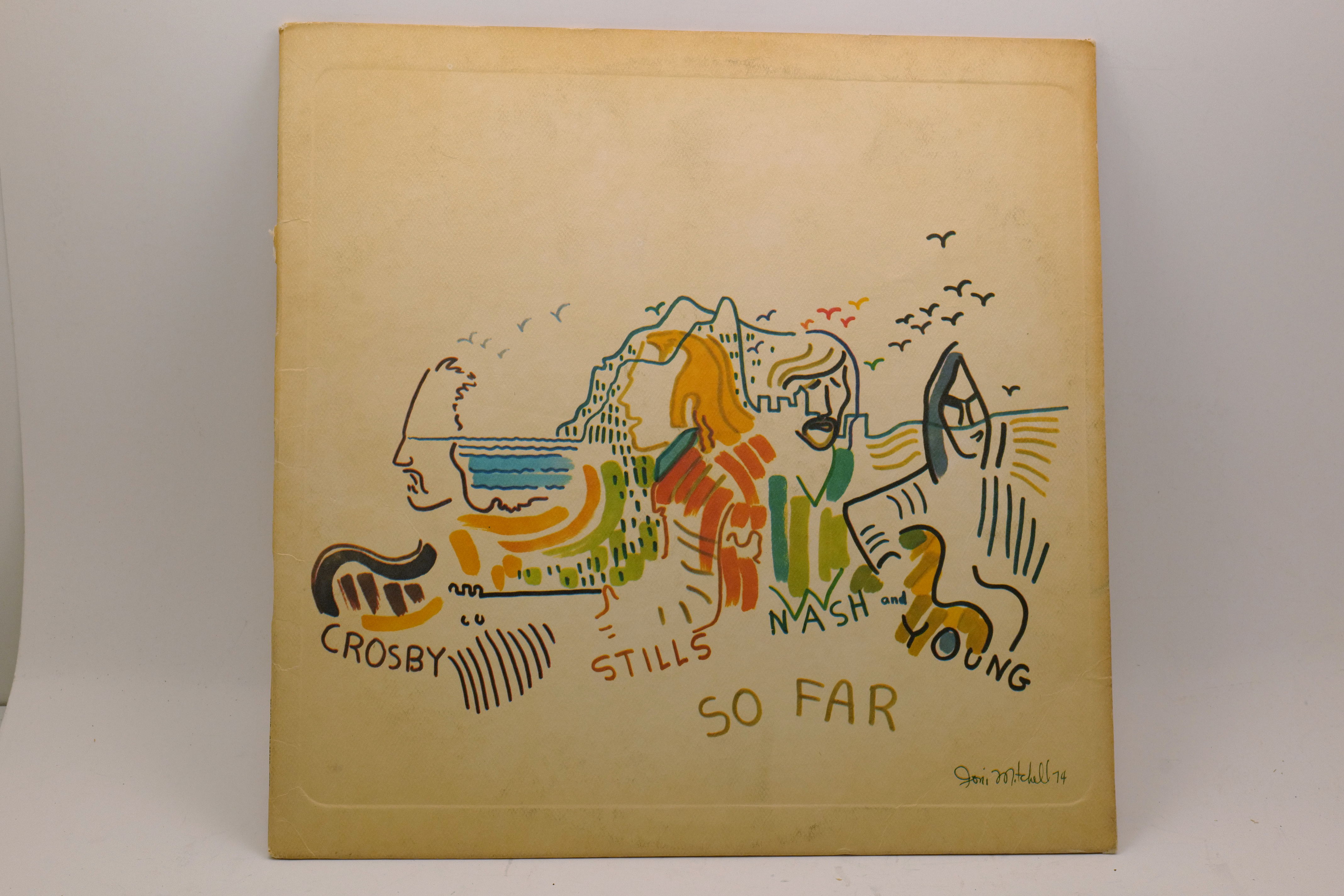 Crosby Stills Nash & Young So Far LP 1974 Atlantic SD 18100