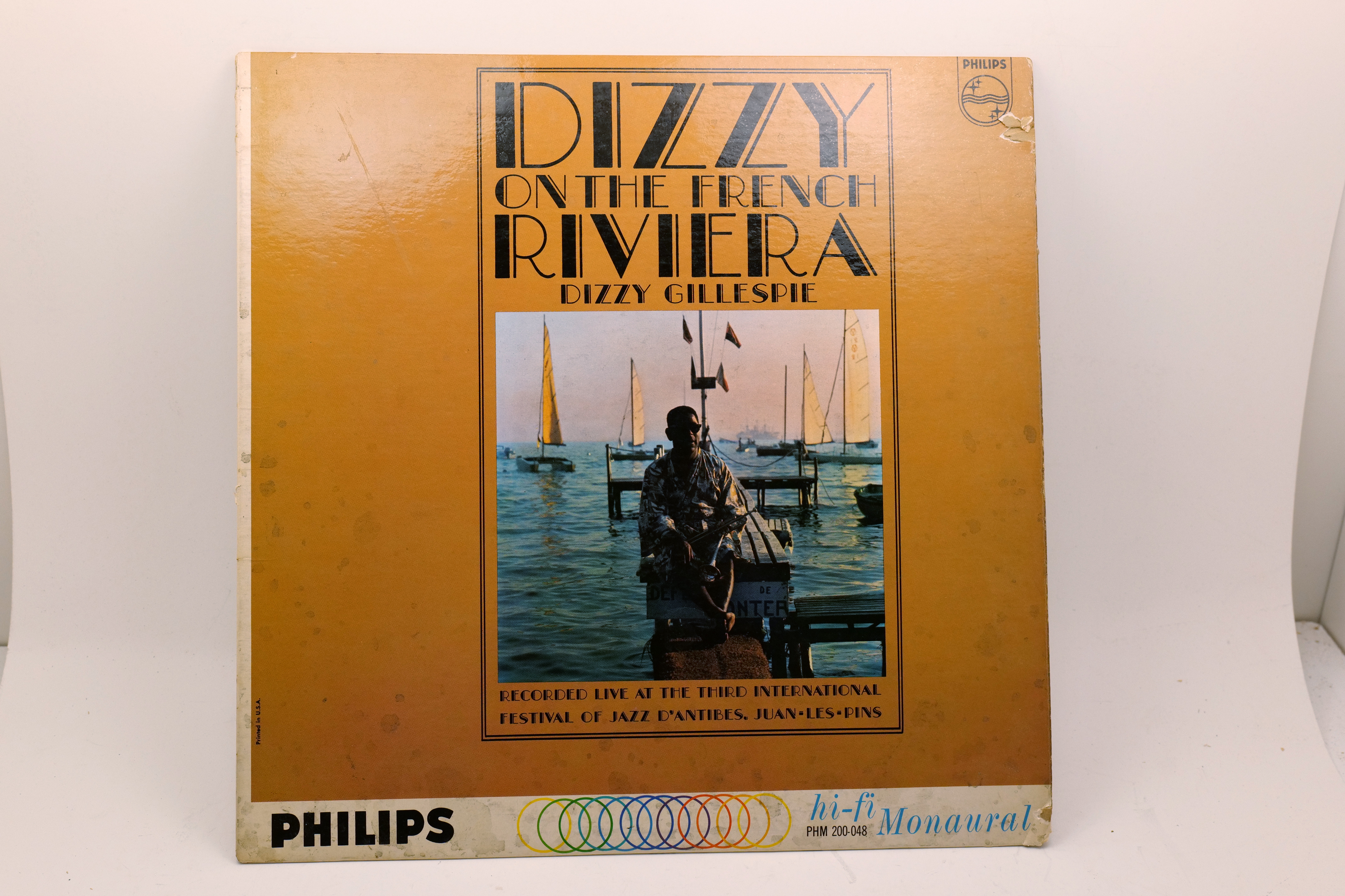 Dizzy Gillespie Dizzy At The French Riviera LP Philips PHM-200-048 Mono