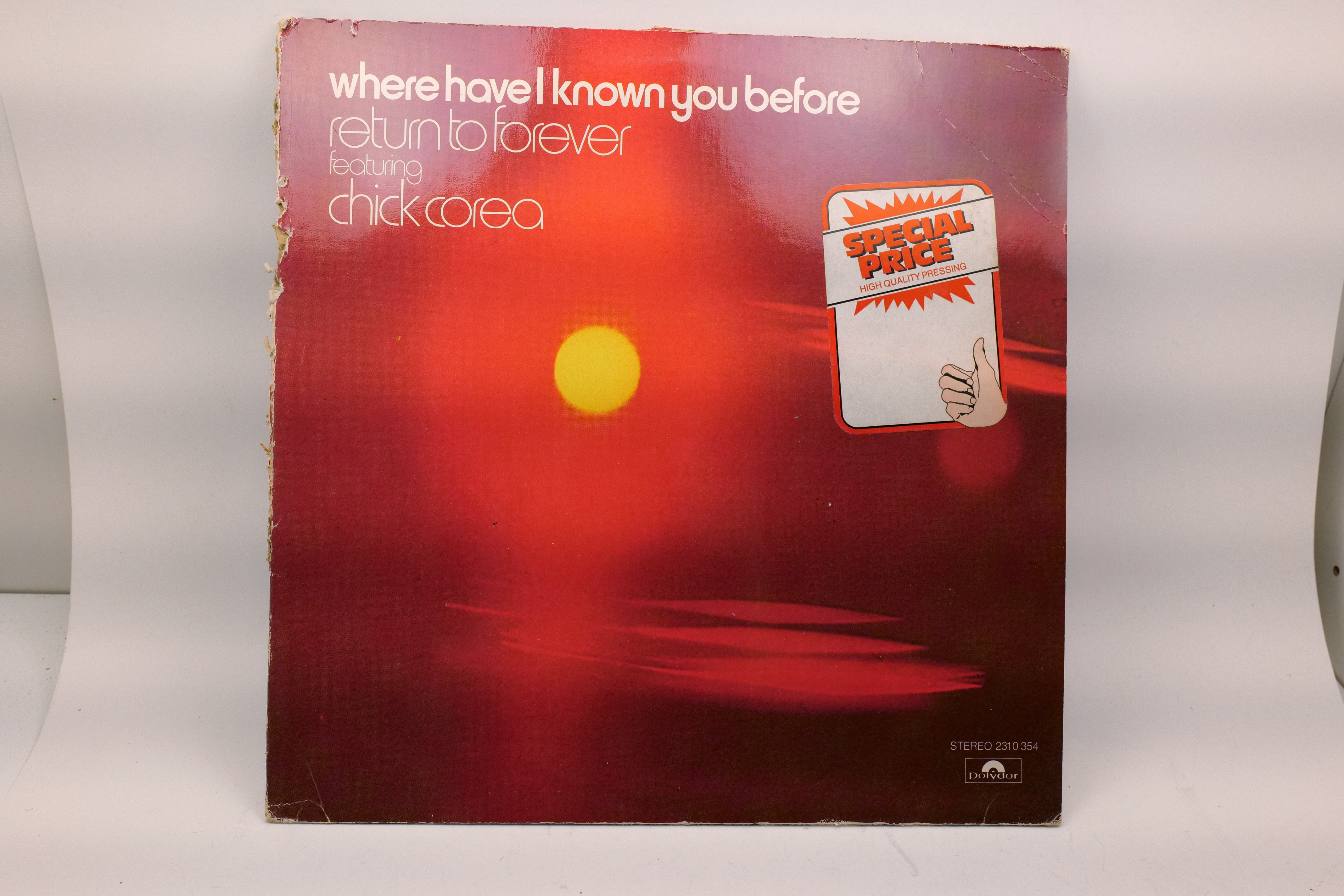 Return To Forever Where Have I Known You Before LP 1974 Polydor 2310 354 Jazz Fusion