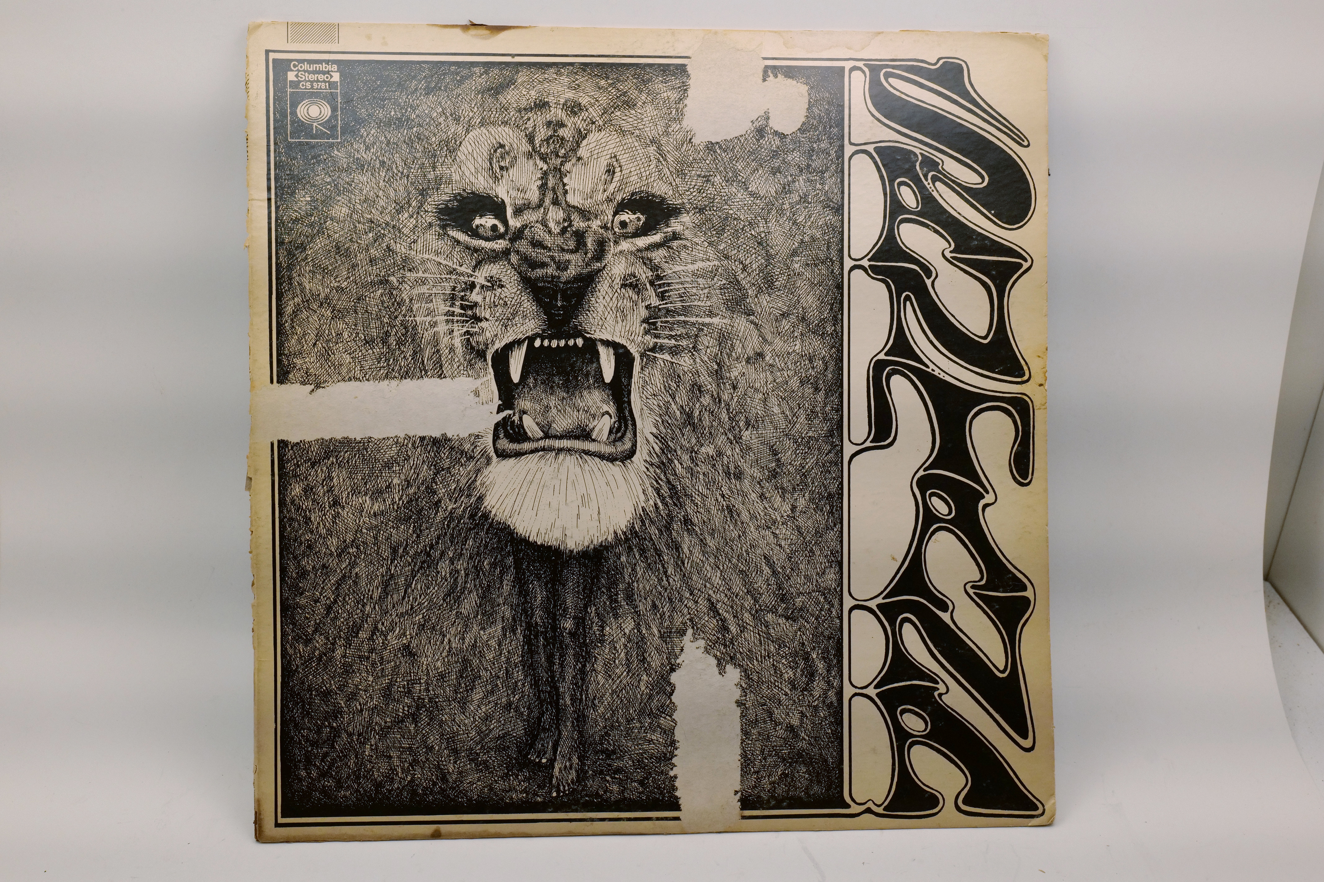 Santana Self-Titled LP Columbia CS 9781 1969 Stereo Vinyl Record