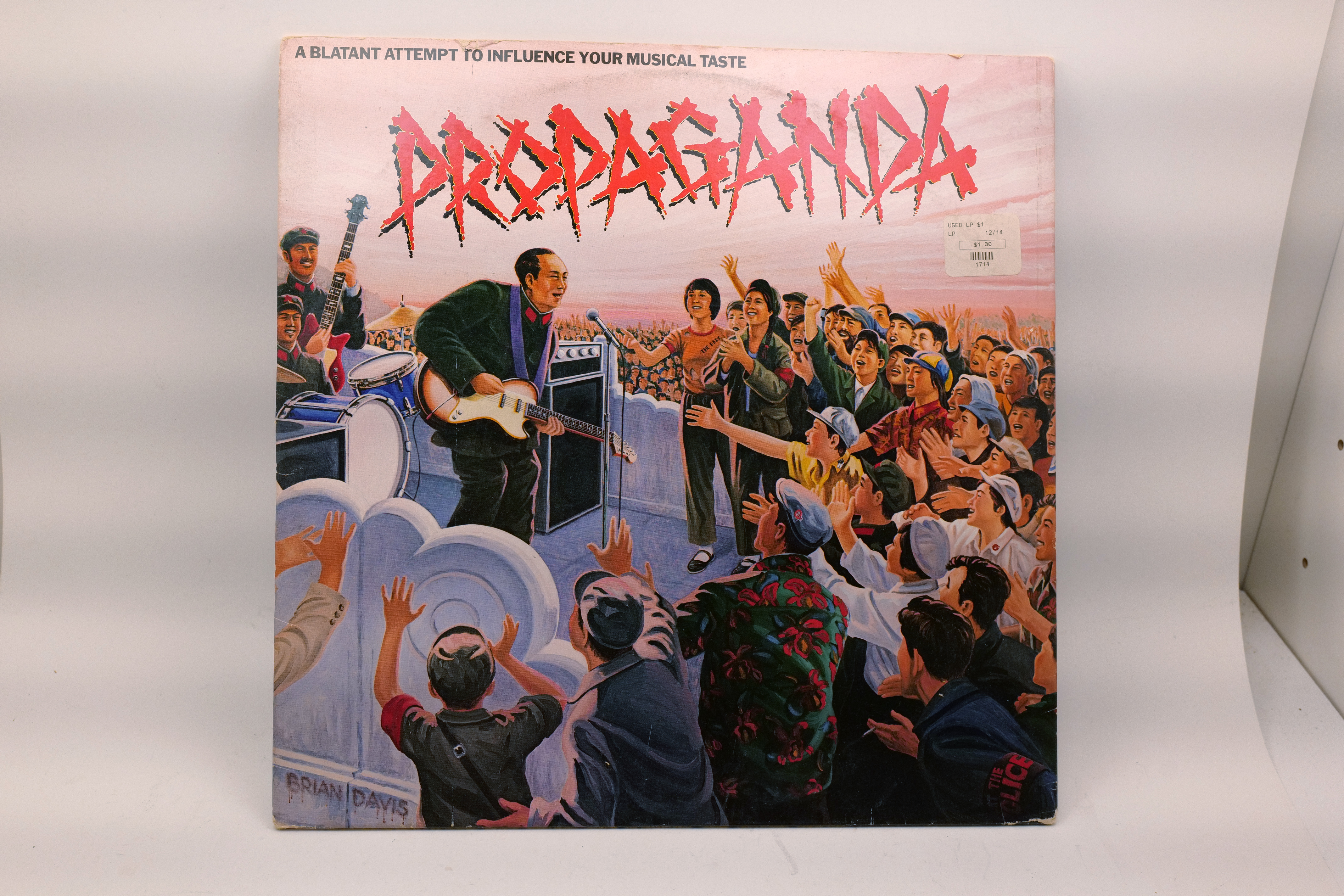 Propaganda A Blatant Attempt To Influence Your Musical Taste LP 1979 A&M SP-4786 Rock Vinyl