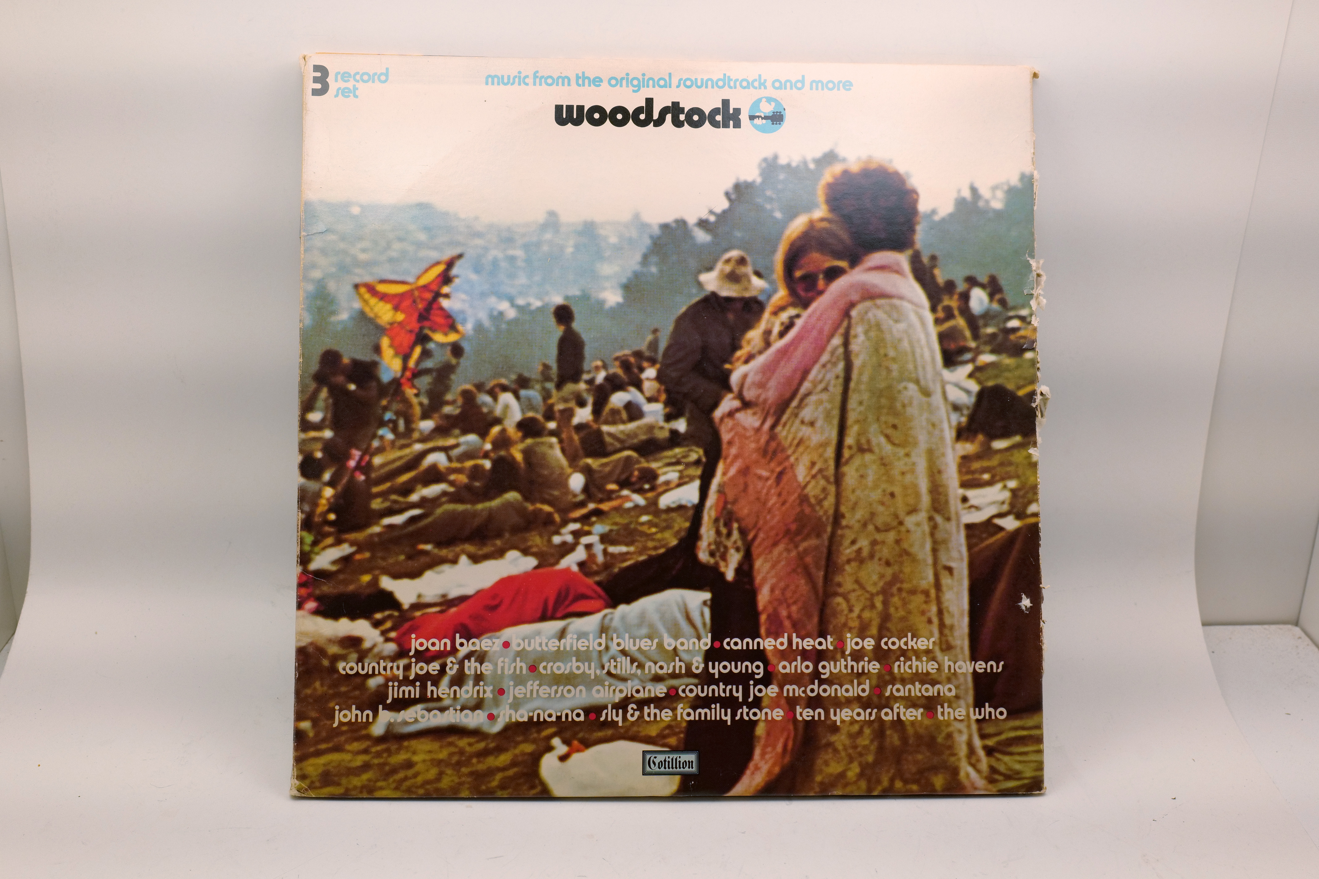 Woodstock Original Soundtrack 3LP Cotillion SD 3-500 1970 Rock