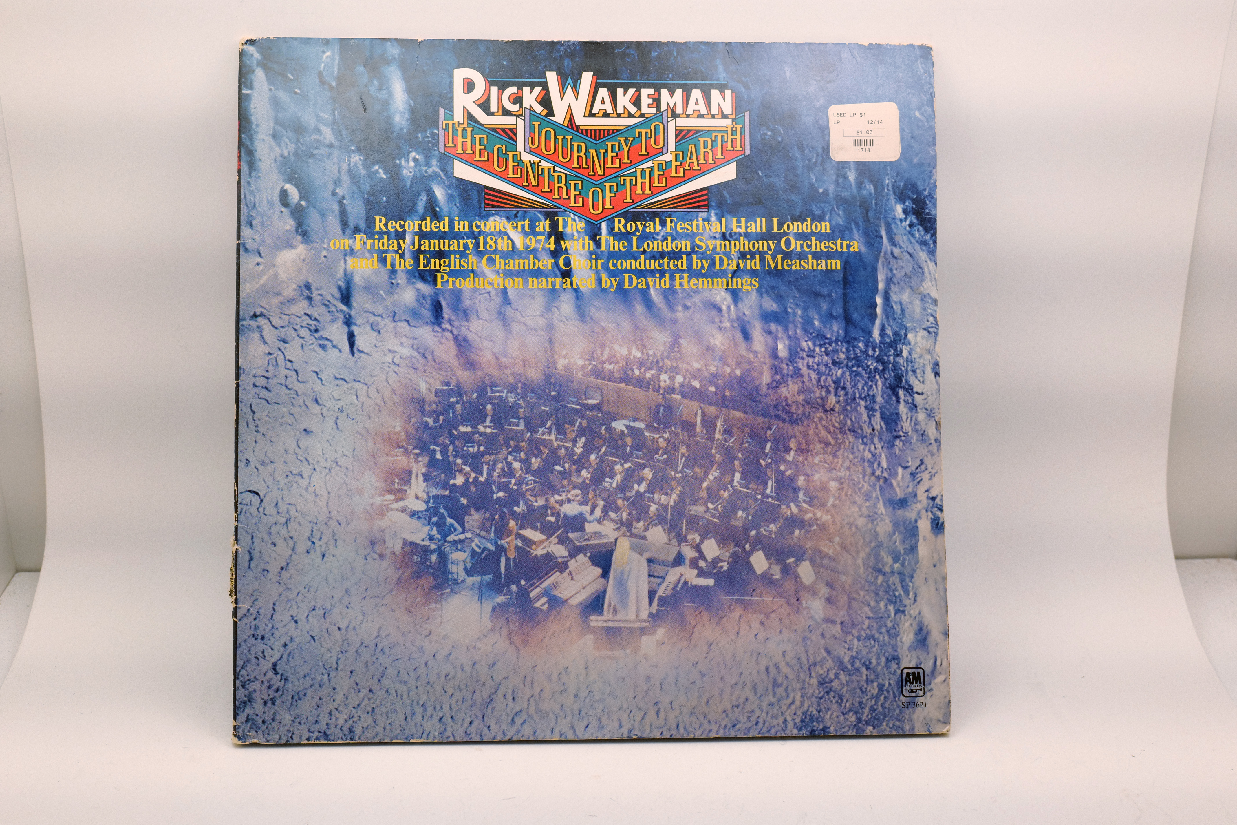 Rick Wakeman Journey to the Centre of the Earth LP 1974 A&M SP-3621