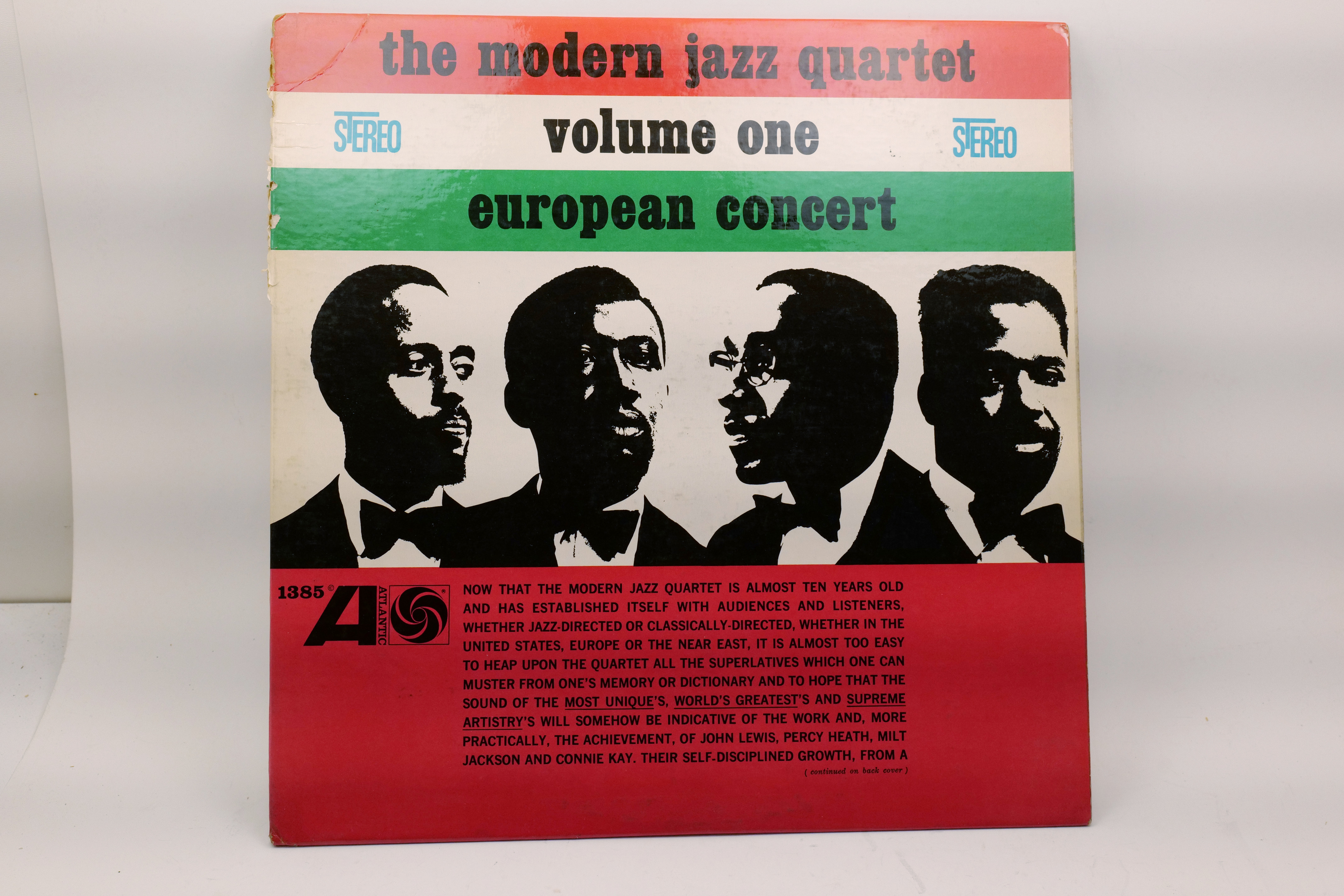 Modern Jazz Quartet European Concert Vol 1 LP Atlantic SD 1385 Jazz