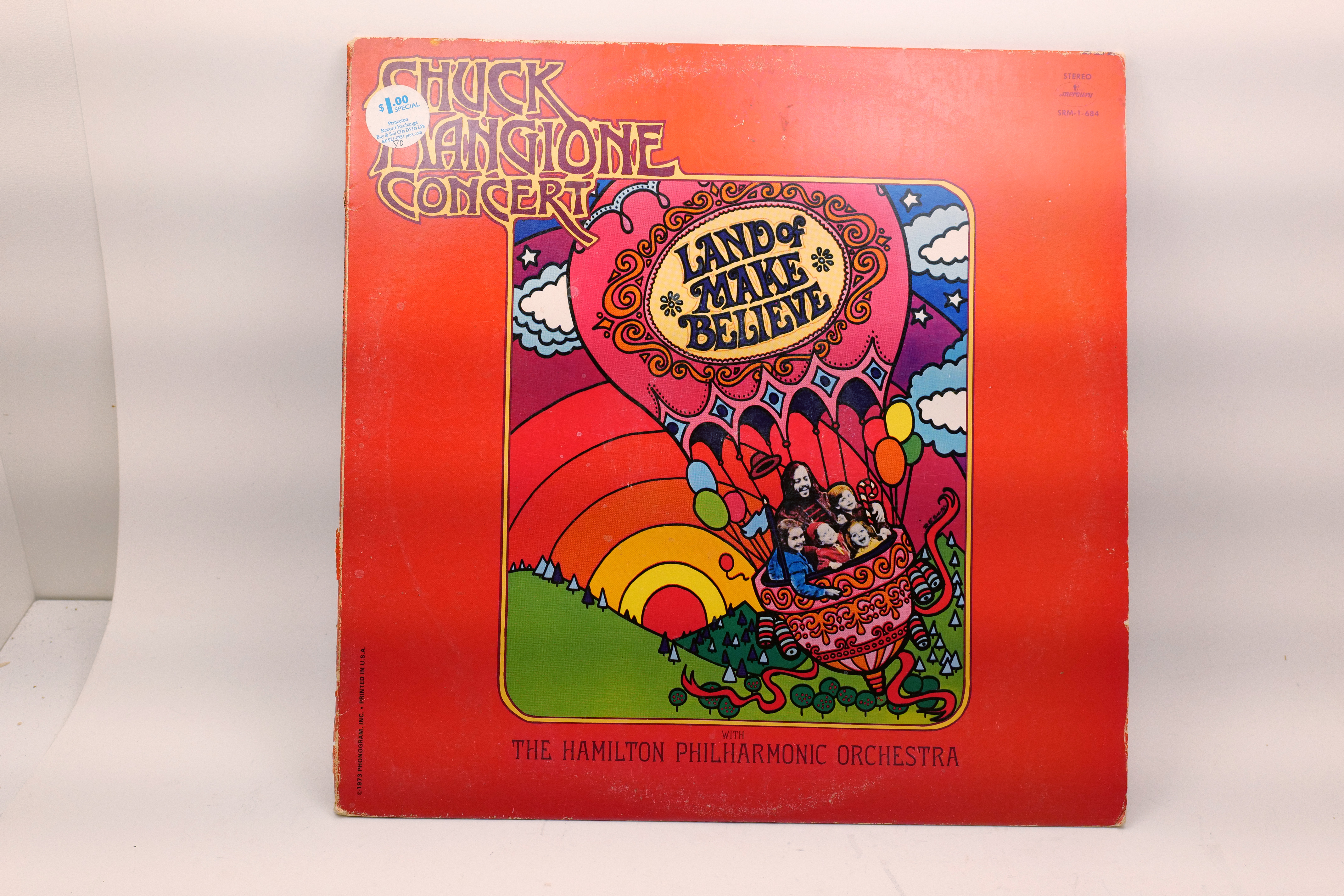 Chuck Mangione Concert Land Of Make Believe LP 1973 SRM-1-684 Jazz
