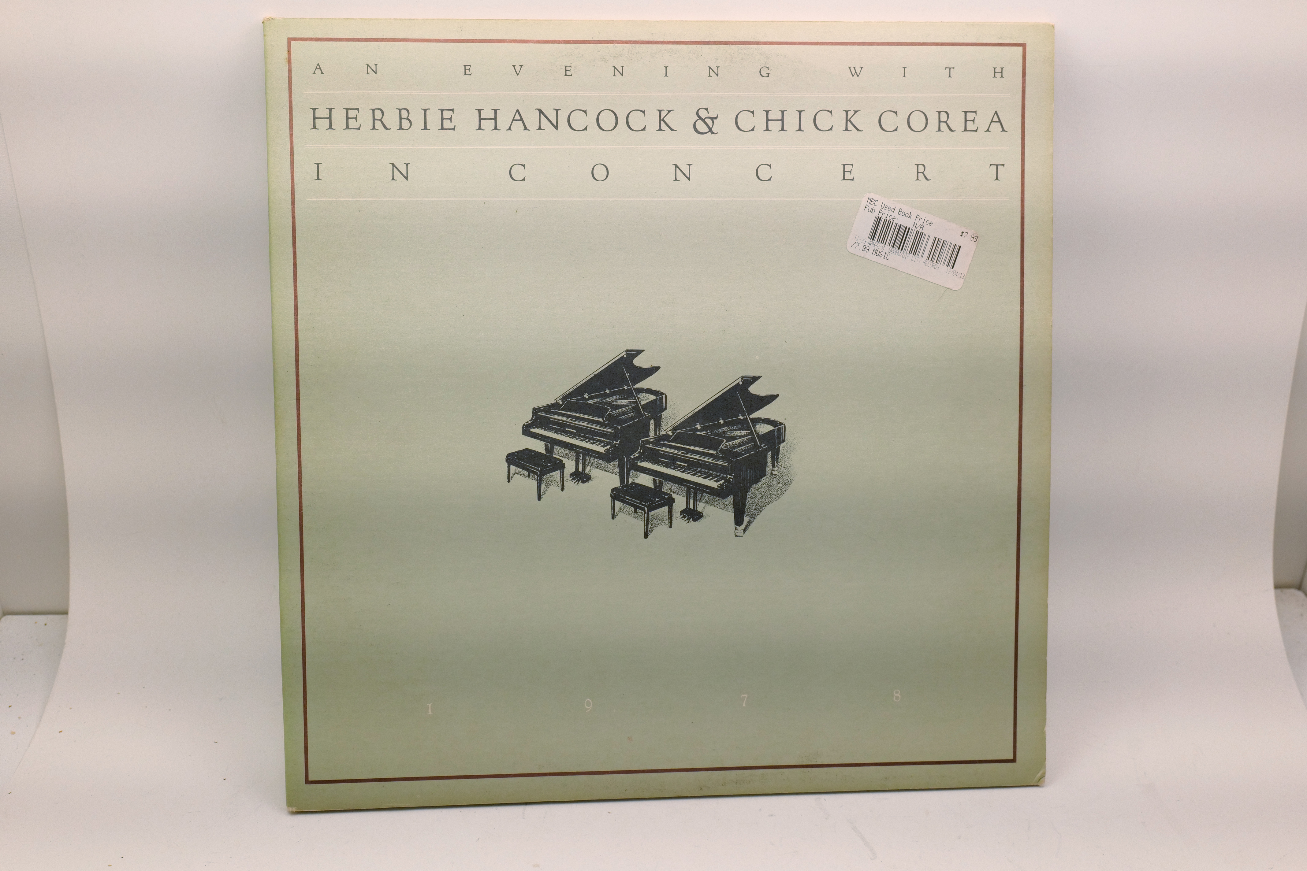 An Evening With Herbie Hancock Chick Corea In Concert LP 1978 Promo